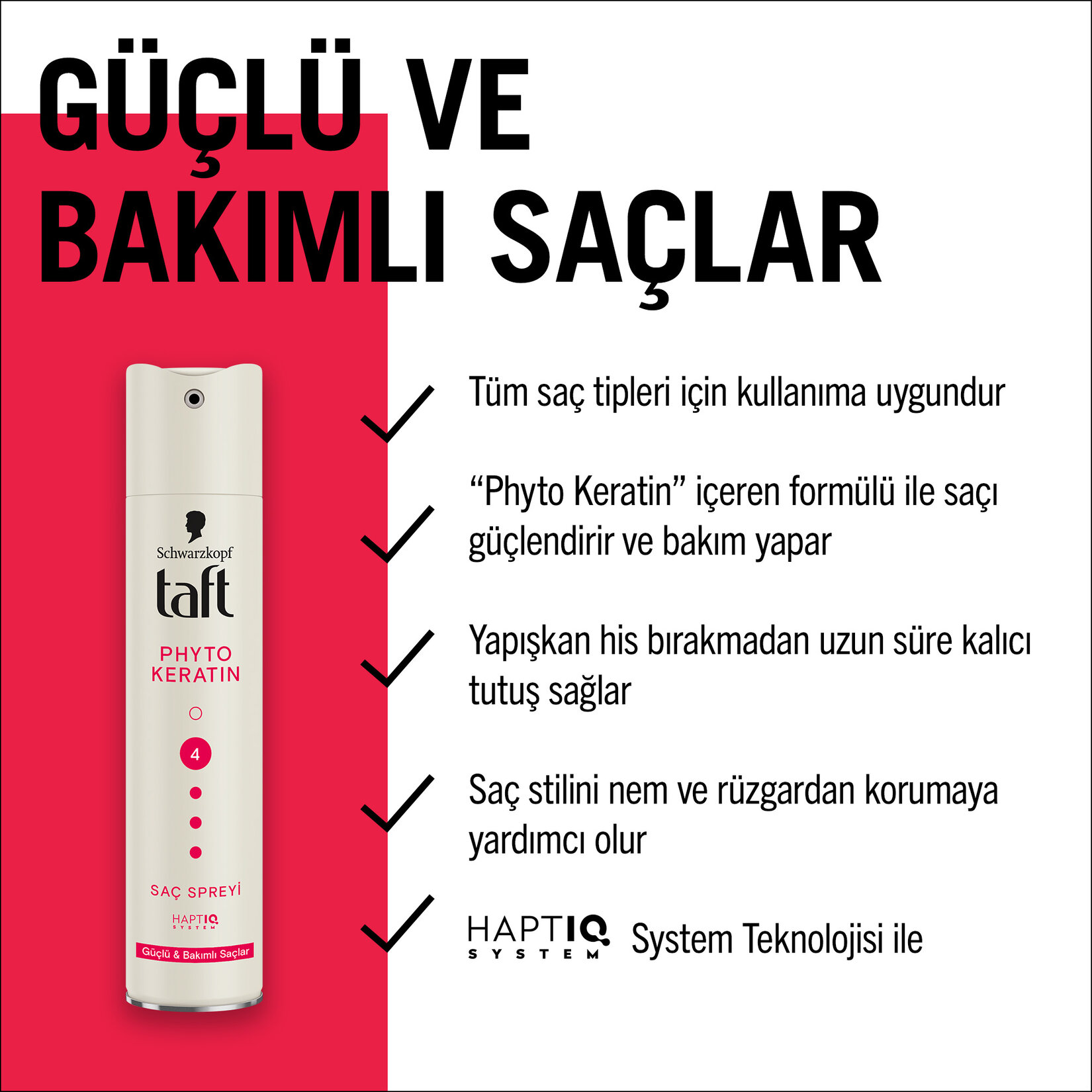 Taft Keratin Ekstra Güçlü Saç Spreyi 250 Ml - Görsel 3
