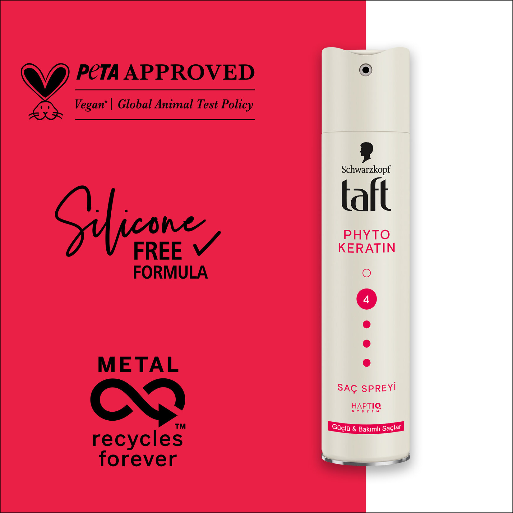 Taft Keratin Ekstra Güçlü Saç Spreyi 250 Ml - Görsel 4