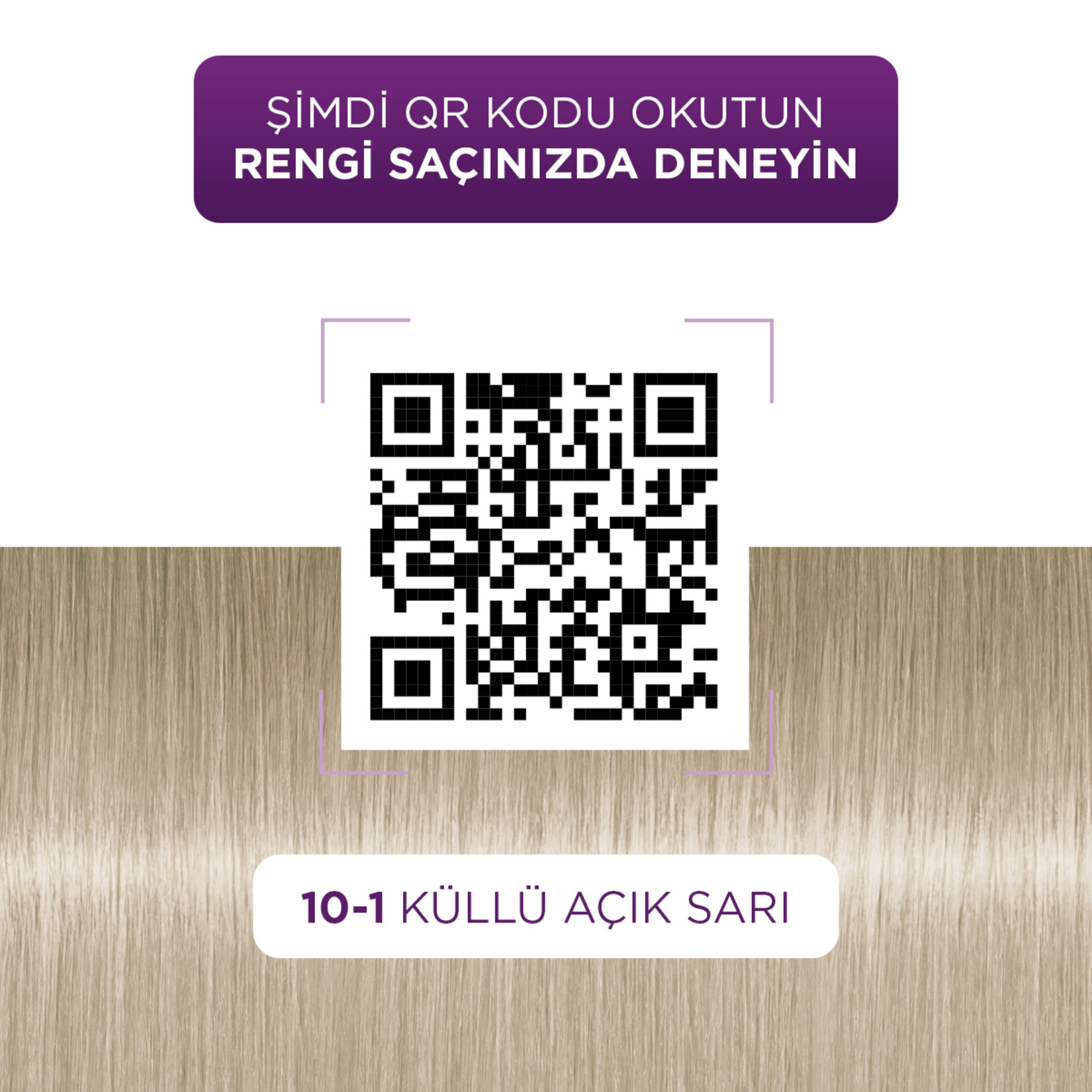 Palette Göz Alıcı Renkler 10-1 Küllü Açık Sarı Renk Açıcı Saç Boyası 110 Ml - Görsel 3