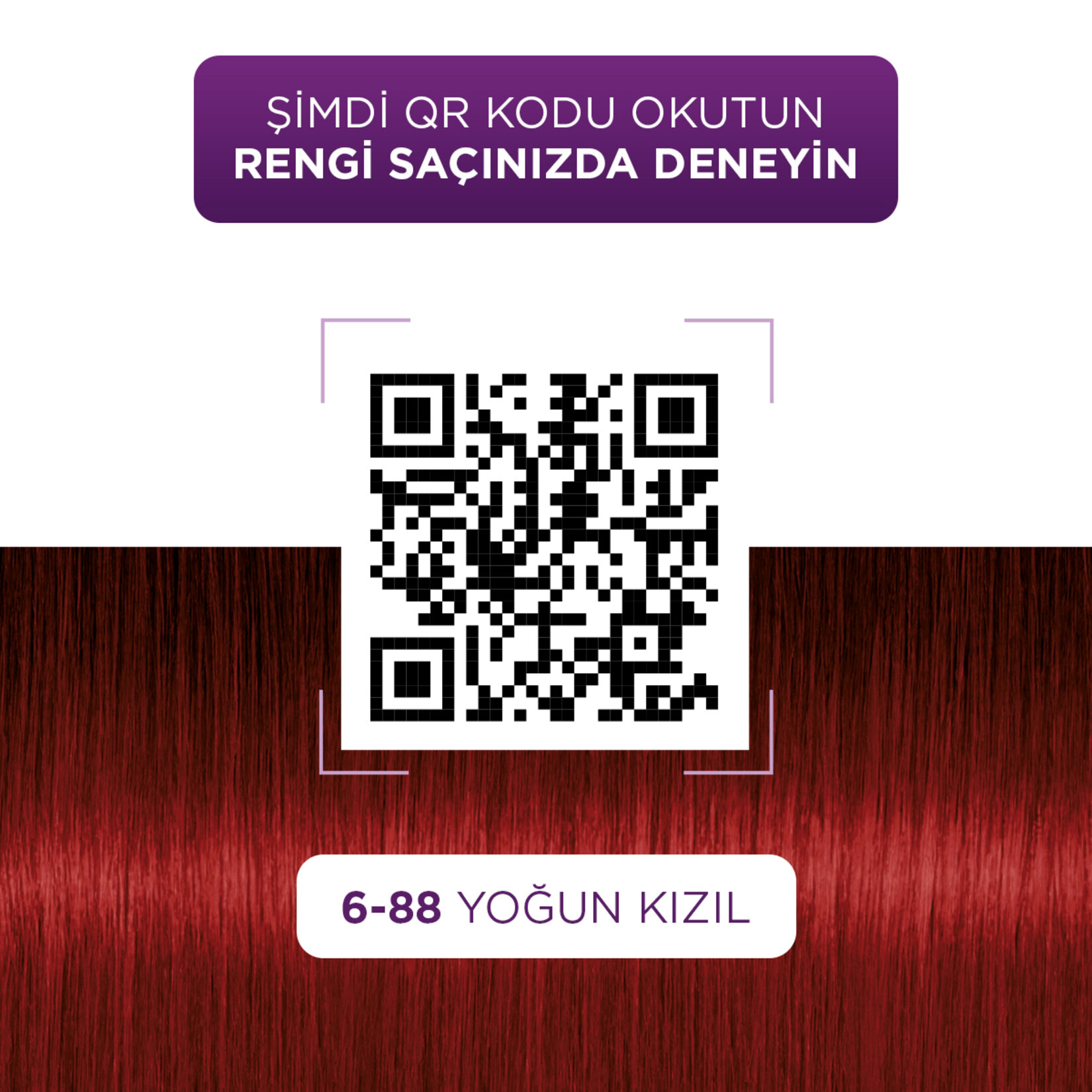 Palette Göz Alıcı Renkler 6-88 Yoğun Kızıl Saç Boyası 110 Ml - Görsel 3