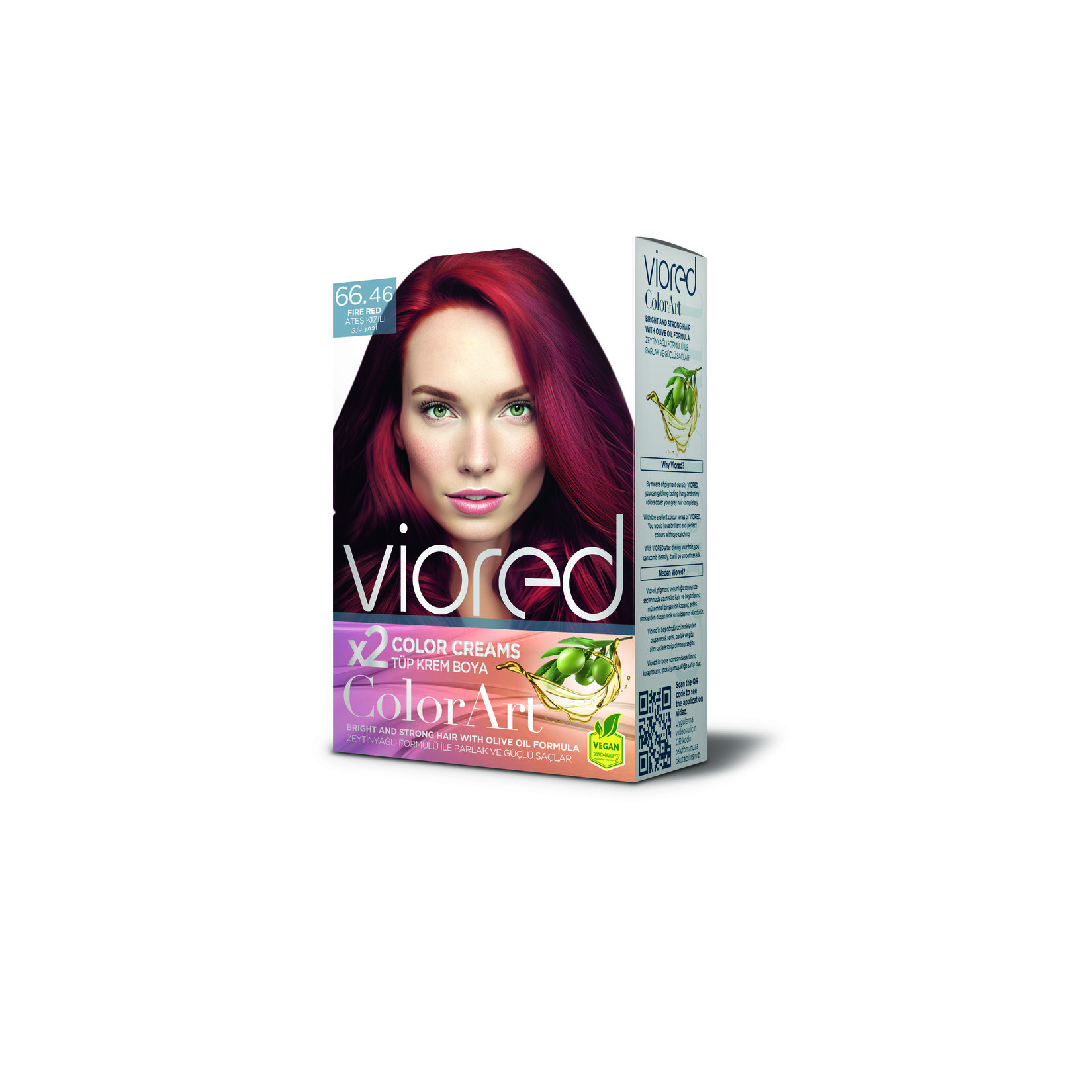 Viored Colorart Set Boya Ateş Kızılı 66.46 160 Ml