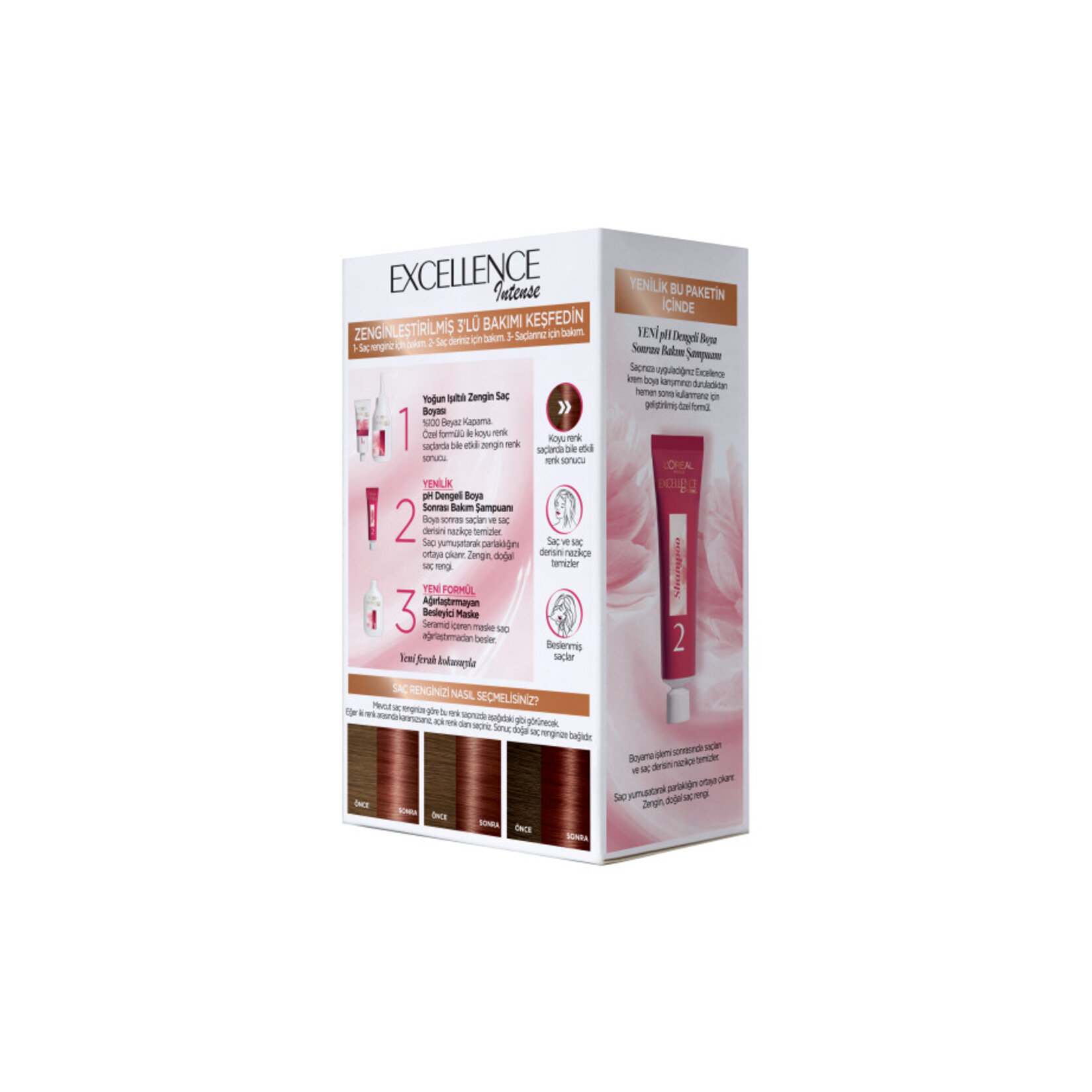 Excellence Intense Saç Boyası 5.45 Bakır Kahve 192 Ml - Görsel 3