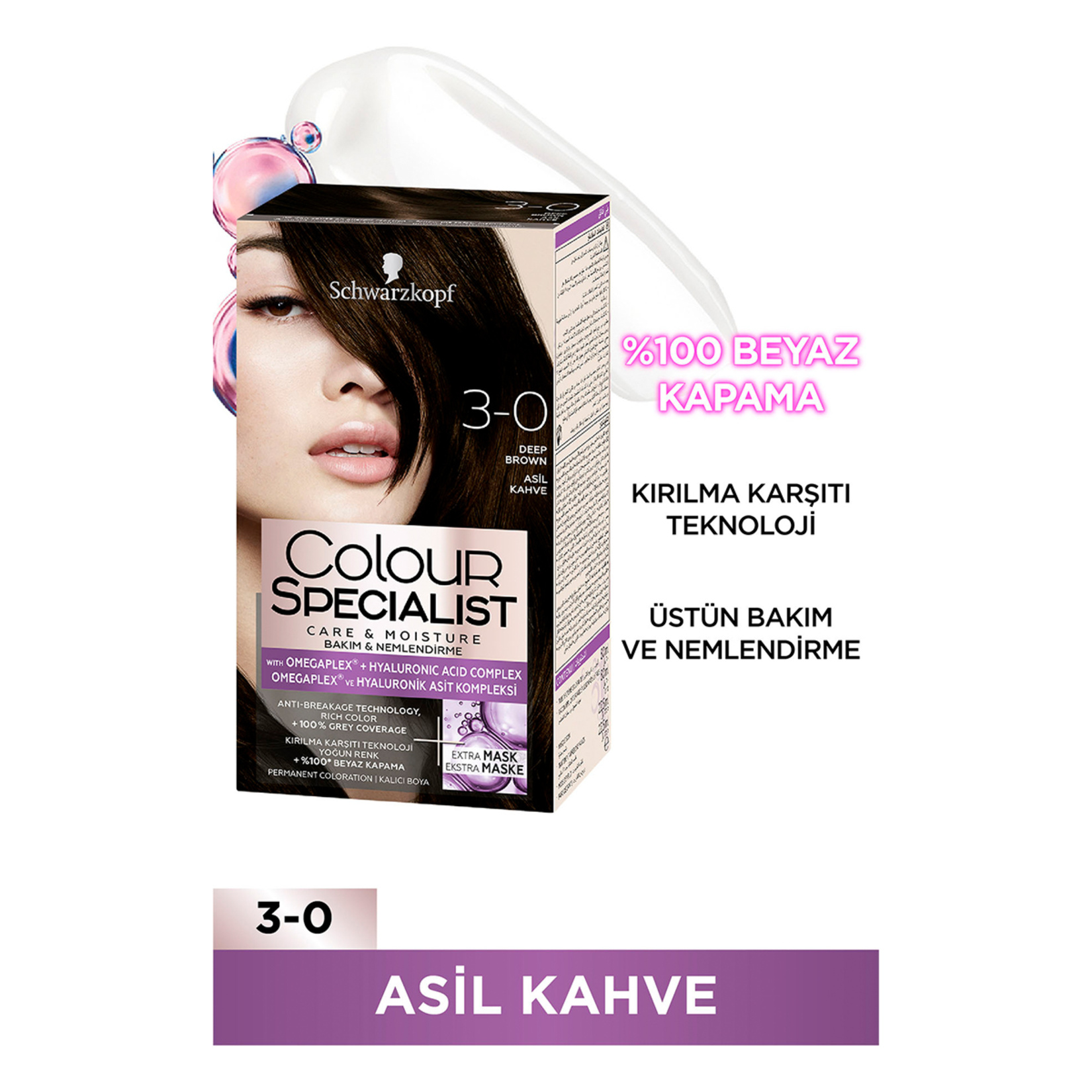 Colour Specialist Saç Boyası 3-0 Asil Kahve - Görsel 2