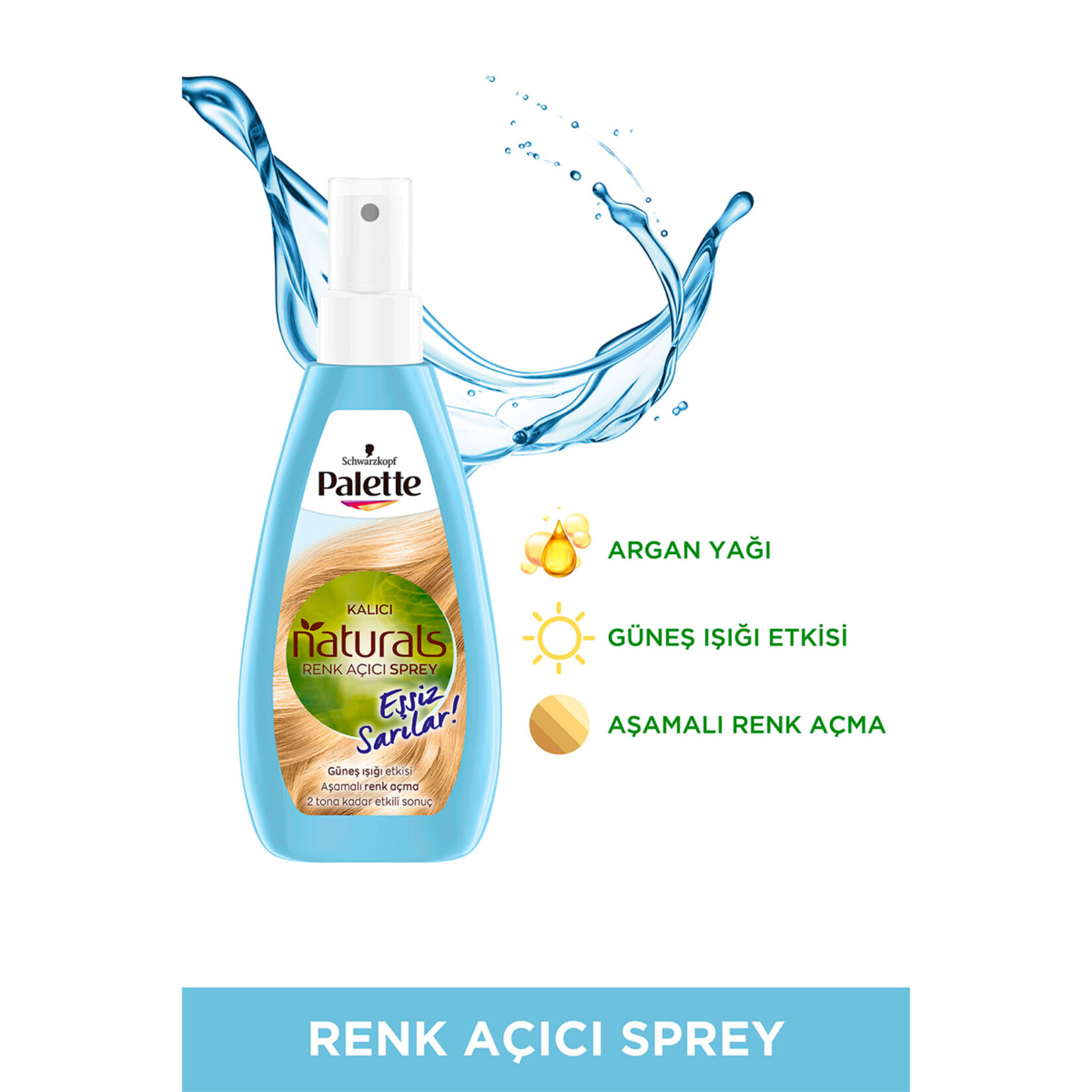 Palette Kalıcı Doğal Renkler Renk Açıcı Sprey - Görsel 2