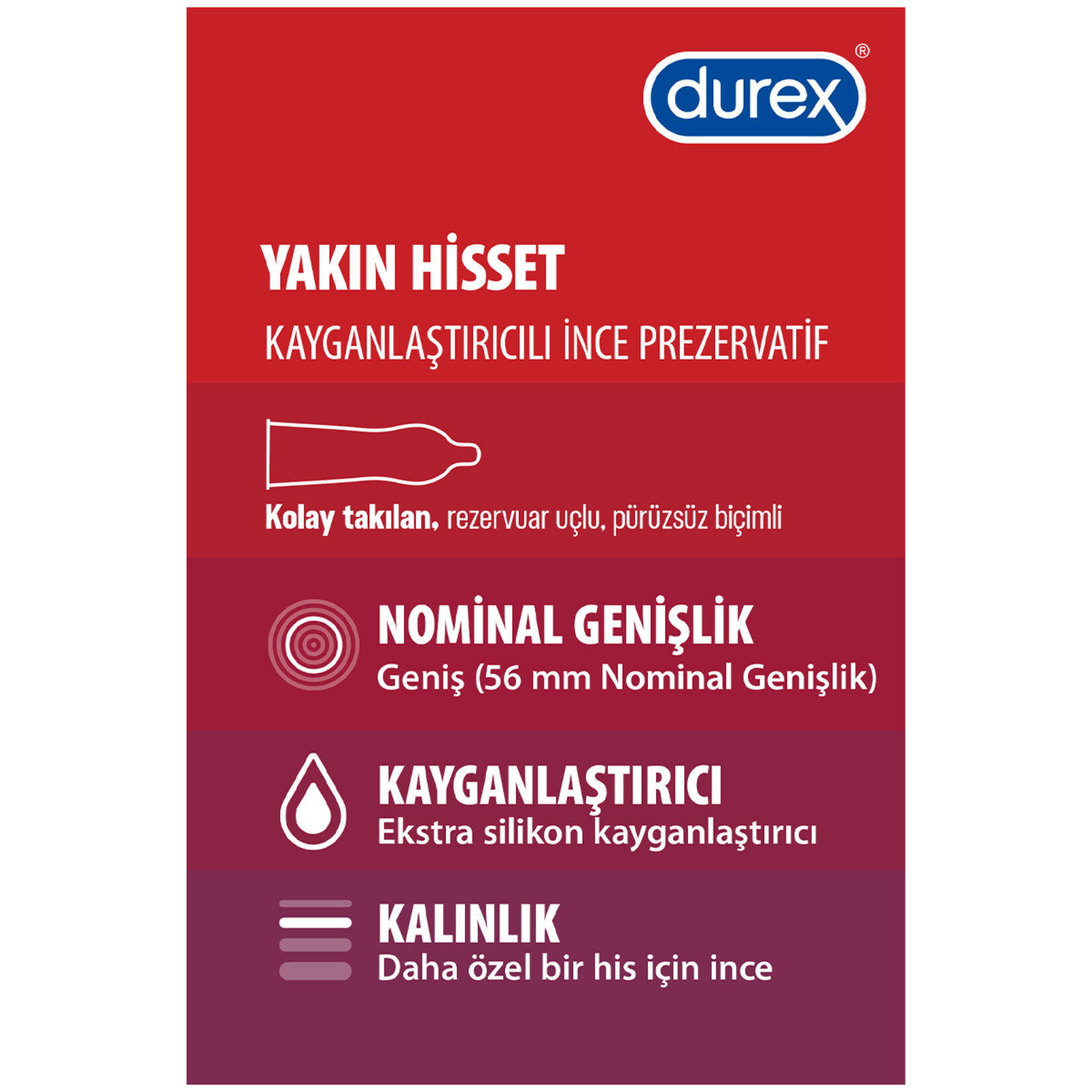 Durex Yakın Hisset Prezervatif 20'li - Görsel 2