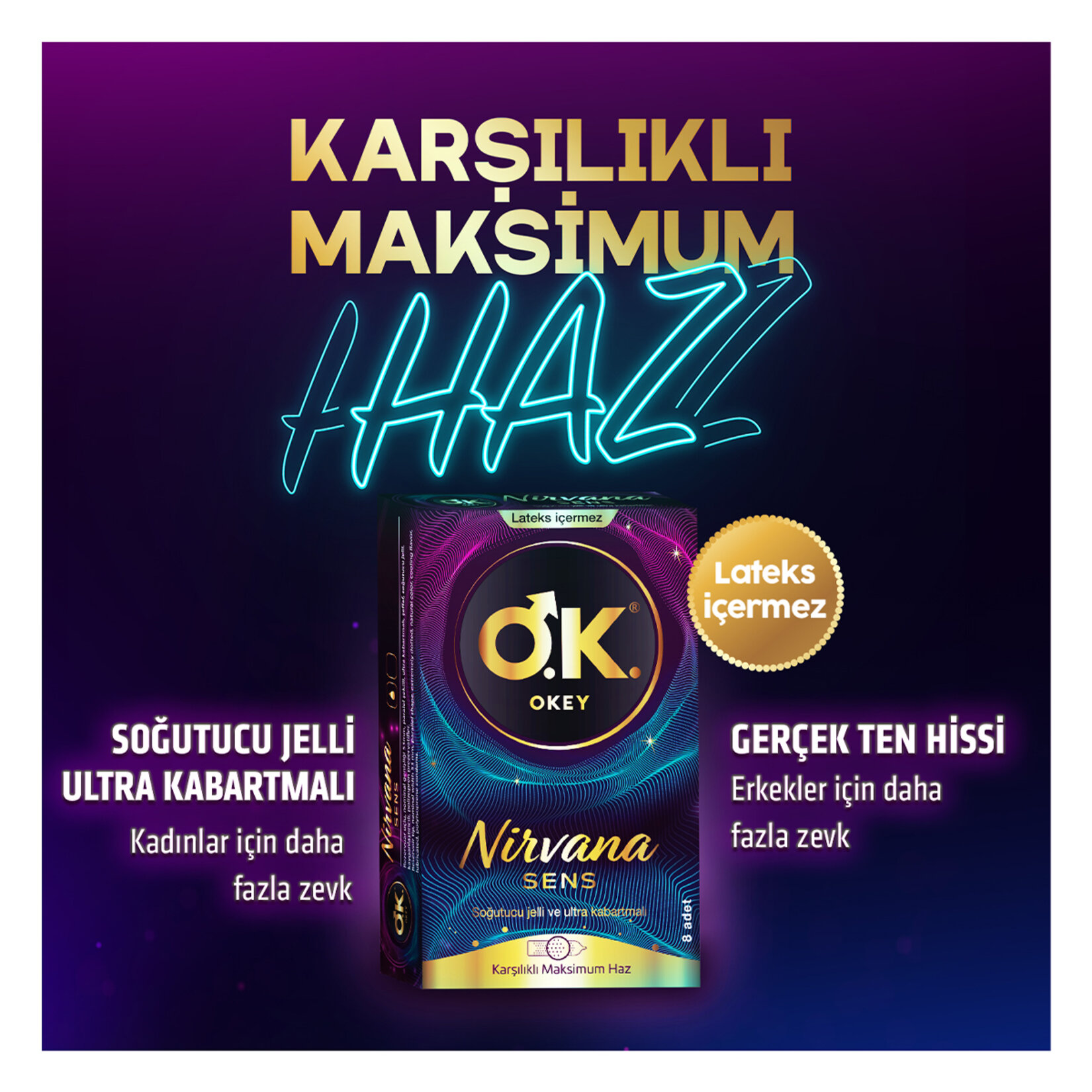 Okey Nirvana Sens 8'li - Görsel 3