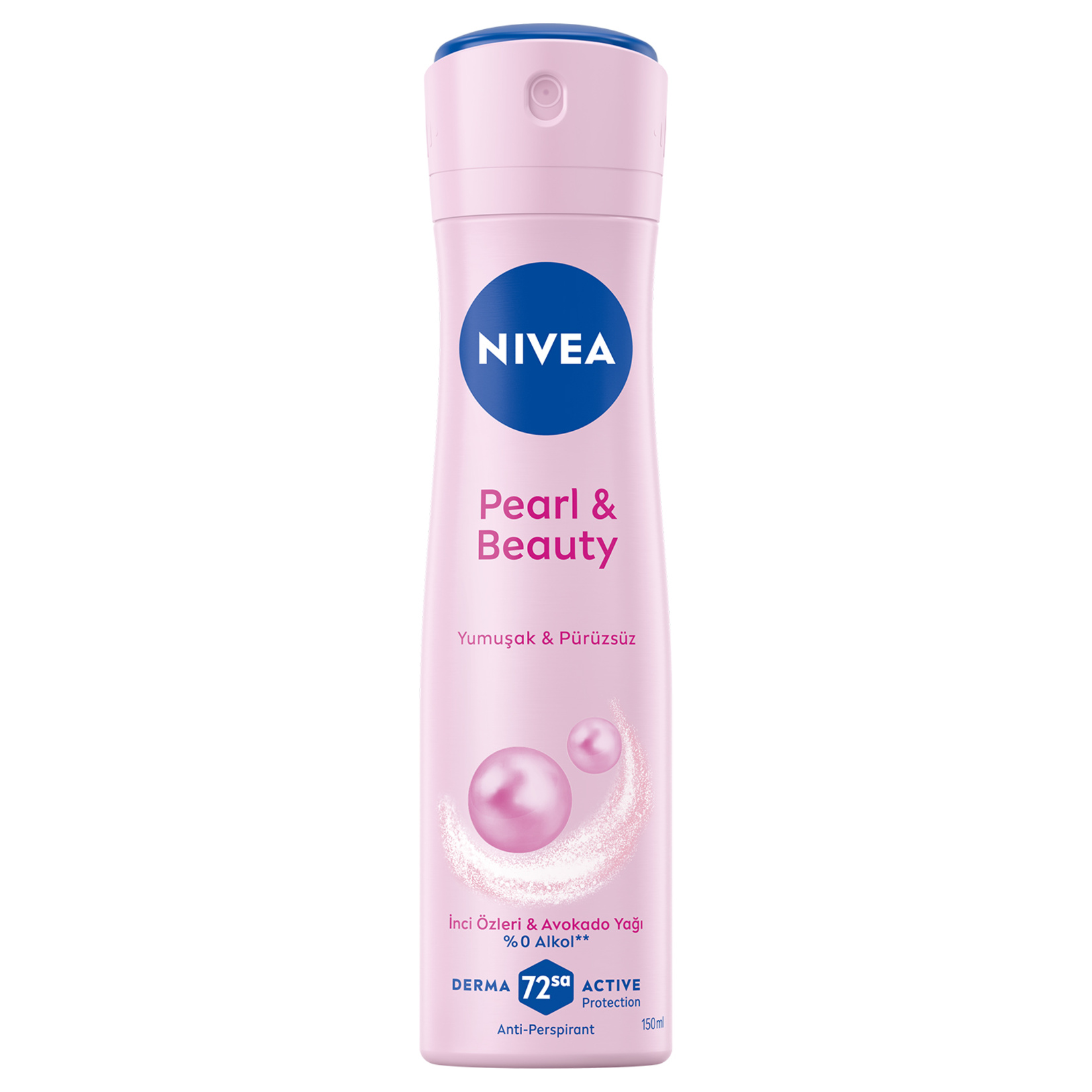 NIVEA Kadın Sprey Deodorant Pearl & Beauty 150 ml - Görsel 1