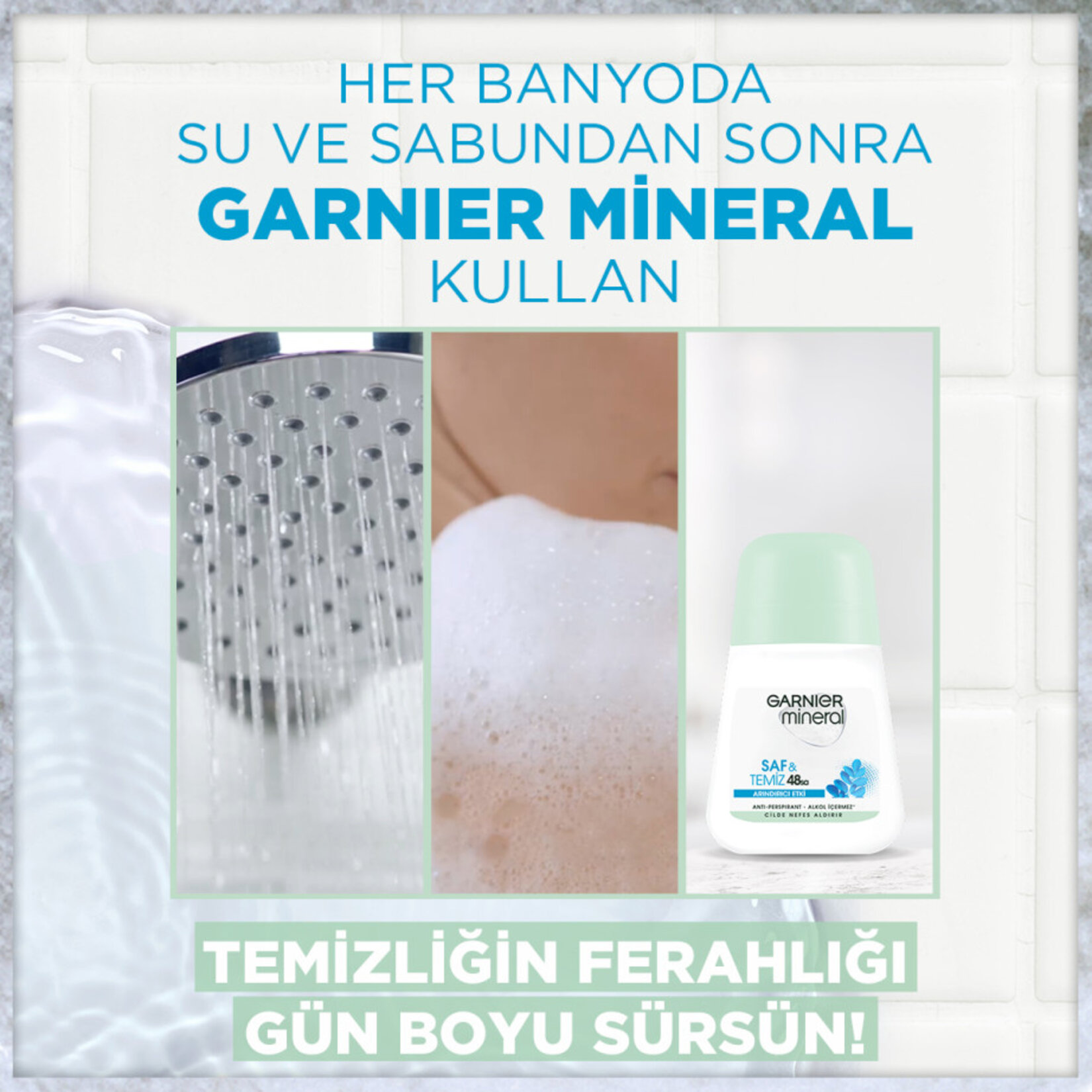 Garnier Mineral Saf&Temiz Roll-On 50 Ml - Görsel 4