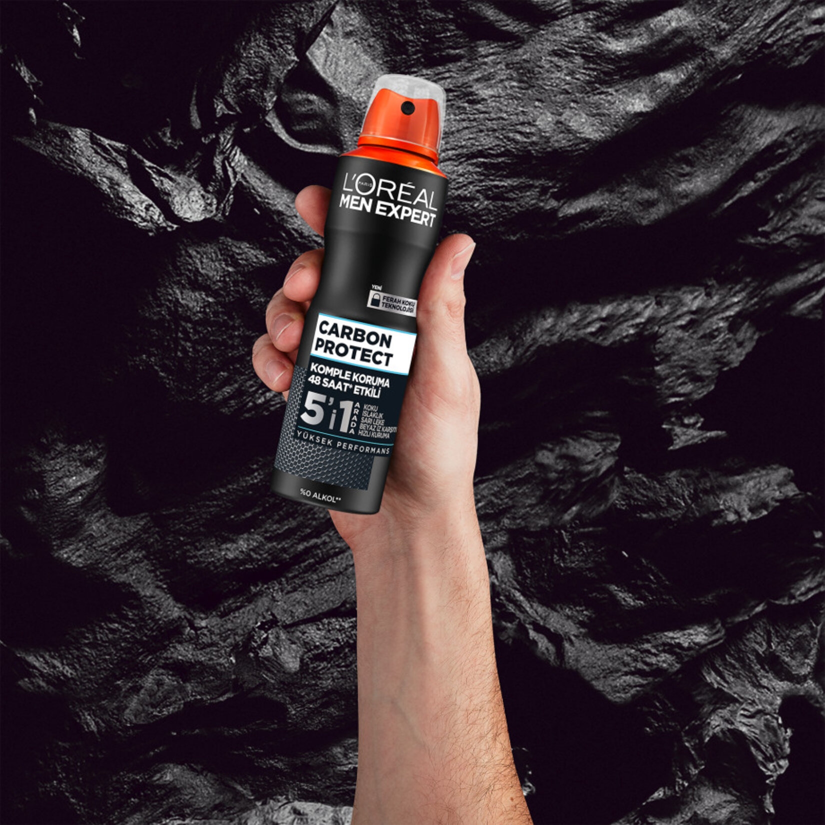 L'Oréal Paris Men Expert Carbon Protect Anti Perspirant Deodorant 150 Ml - Görsel 3
