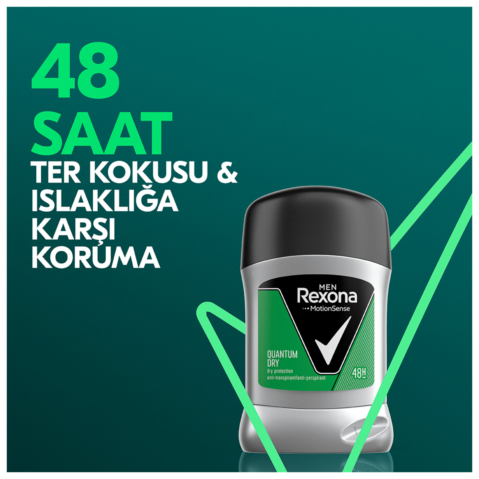 Rexona Men Quantum Dry Stick 50 Ml - Görsel 3