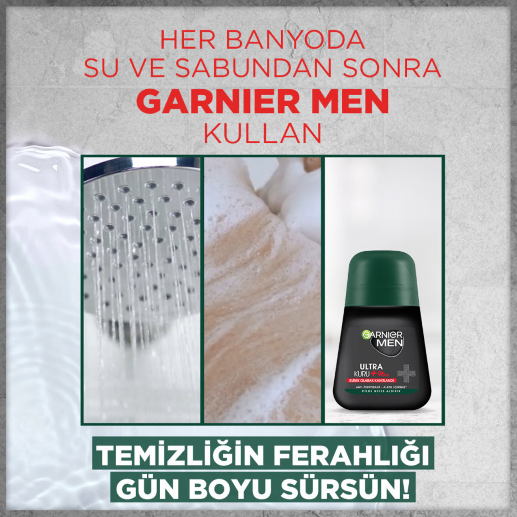 Garnier Men Ultra Kuru Roll-on Deodorant - Görsel 4