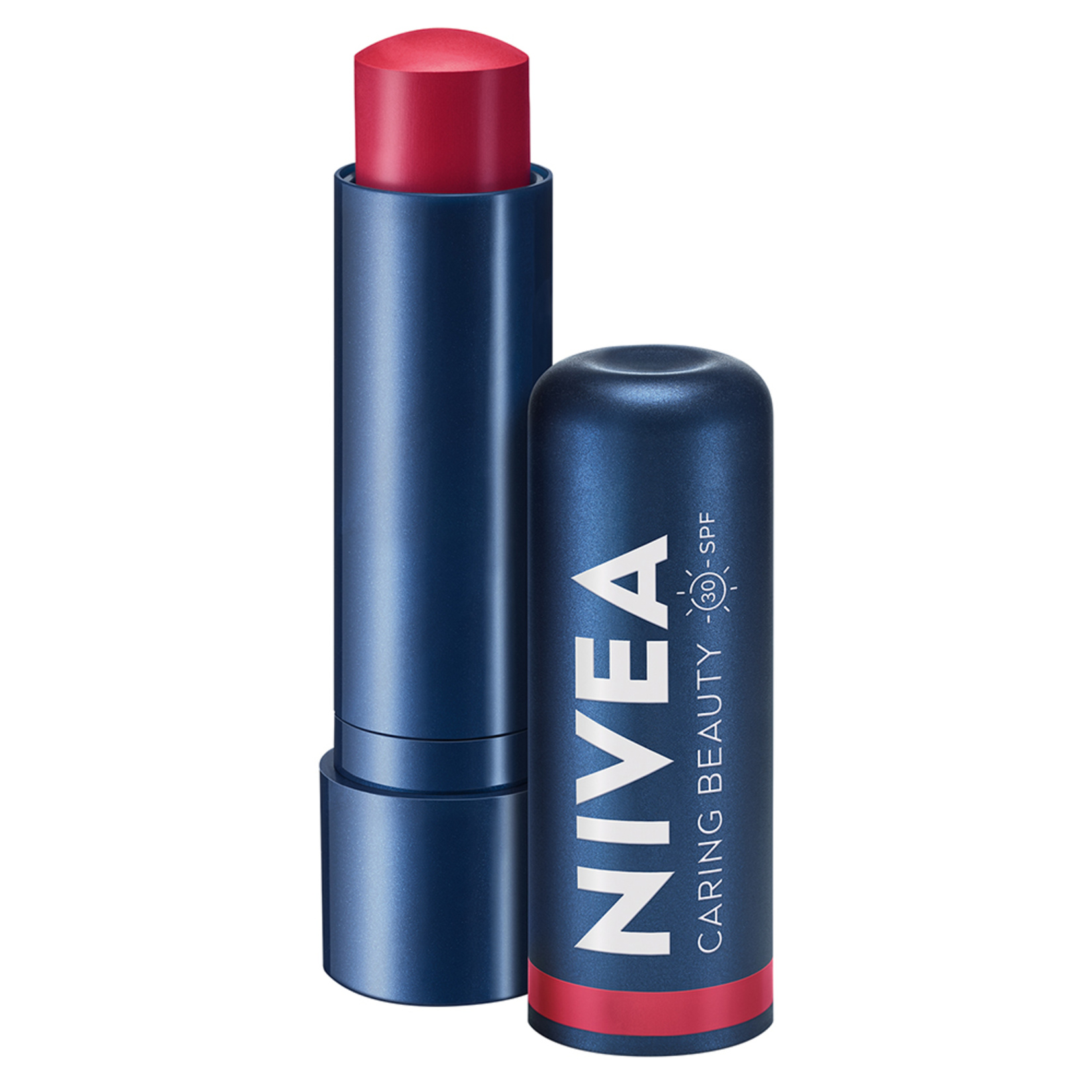 NIVEA Allık Etkili Kırmızı Renkli Nemlendirici Dudak Bakım Kremi 4.8 G - Görsel 1