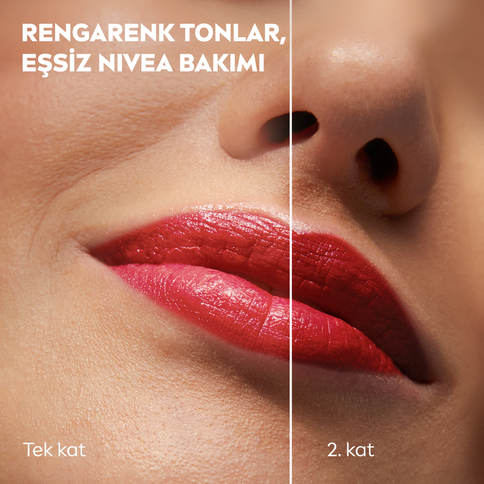 NIVEA Allık Etkili Kırmızı Renkli Nemlendirici Dudak Bakım Kremi 4.8 G - Görsel 4