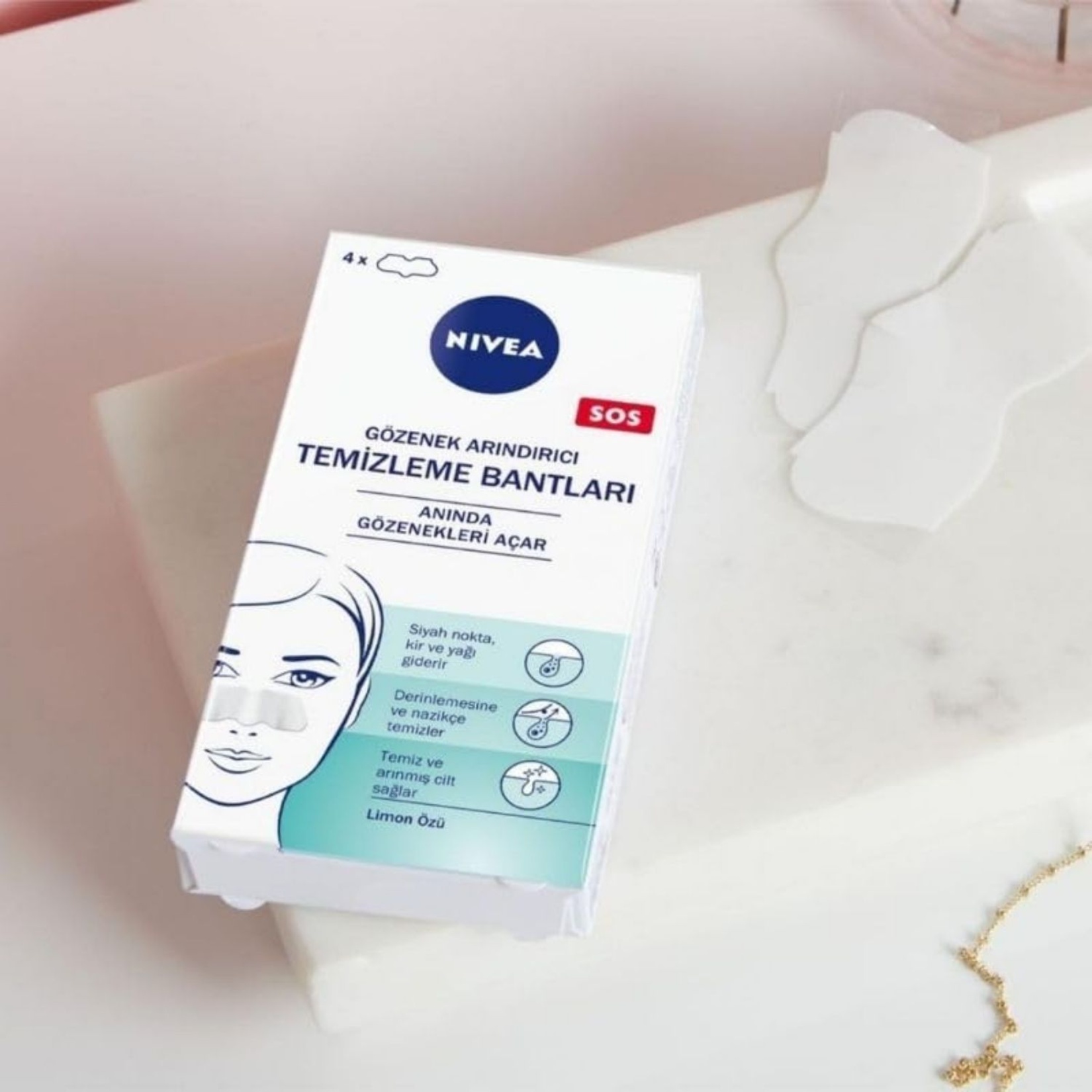 NIVEA Siyah Nokta ve Gözenek Arındırıcı Burun Bandı, 4 Adet - Görsel 6