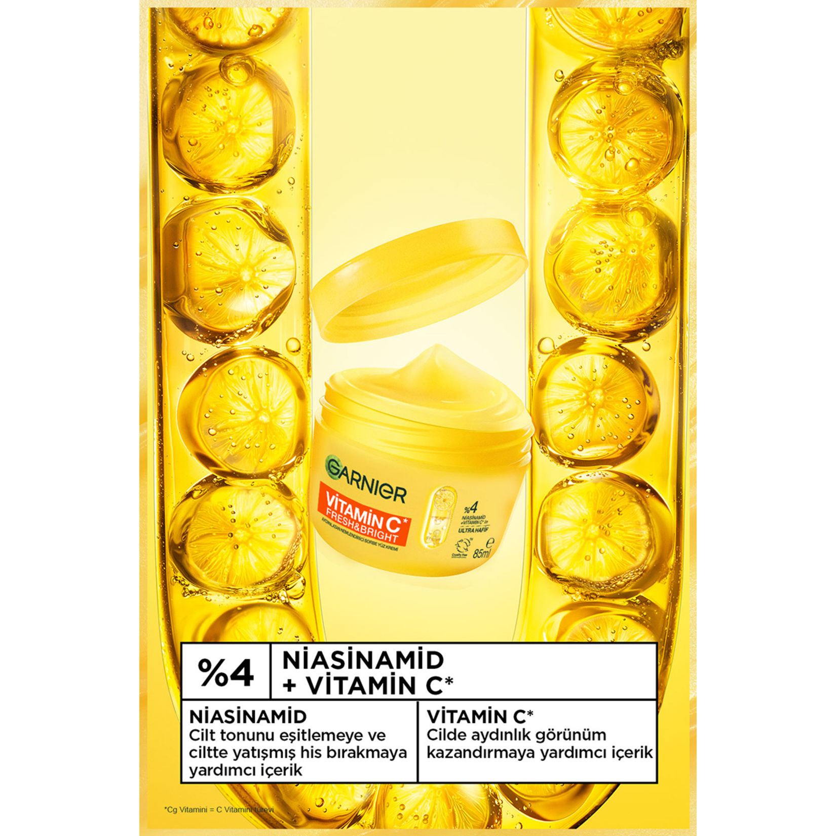 Garnier C Vitamini Sorbet Nemlendirici Yüz Kremi 85 Ml - Görsel 7