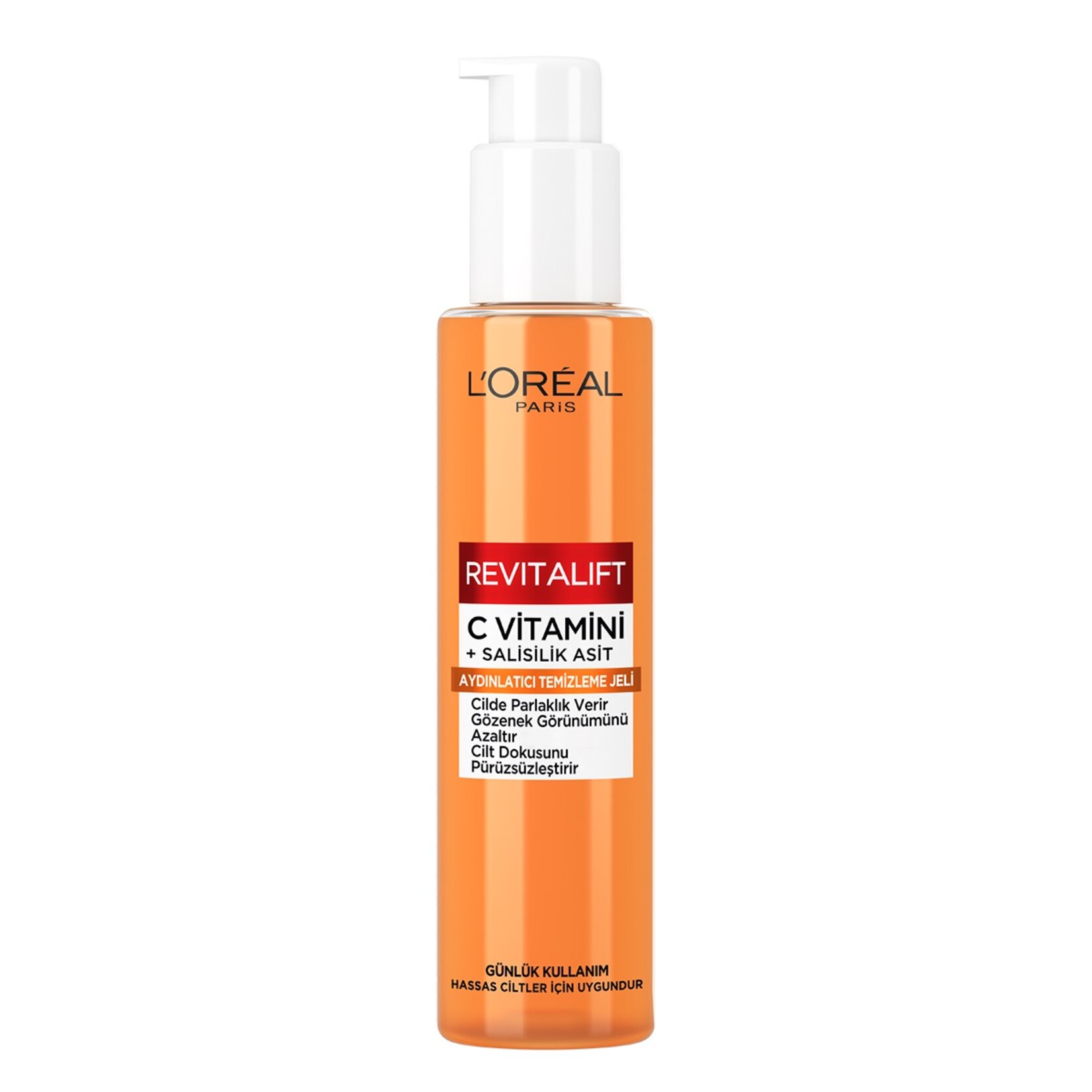 L'Oreal Paris C Vitamini Aydınlatıcı Yüz Temizleme Jeli 150 Ml - Görsel 1
