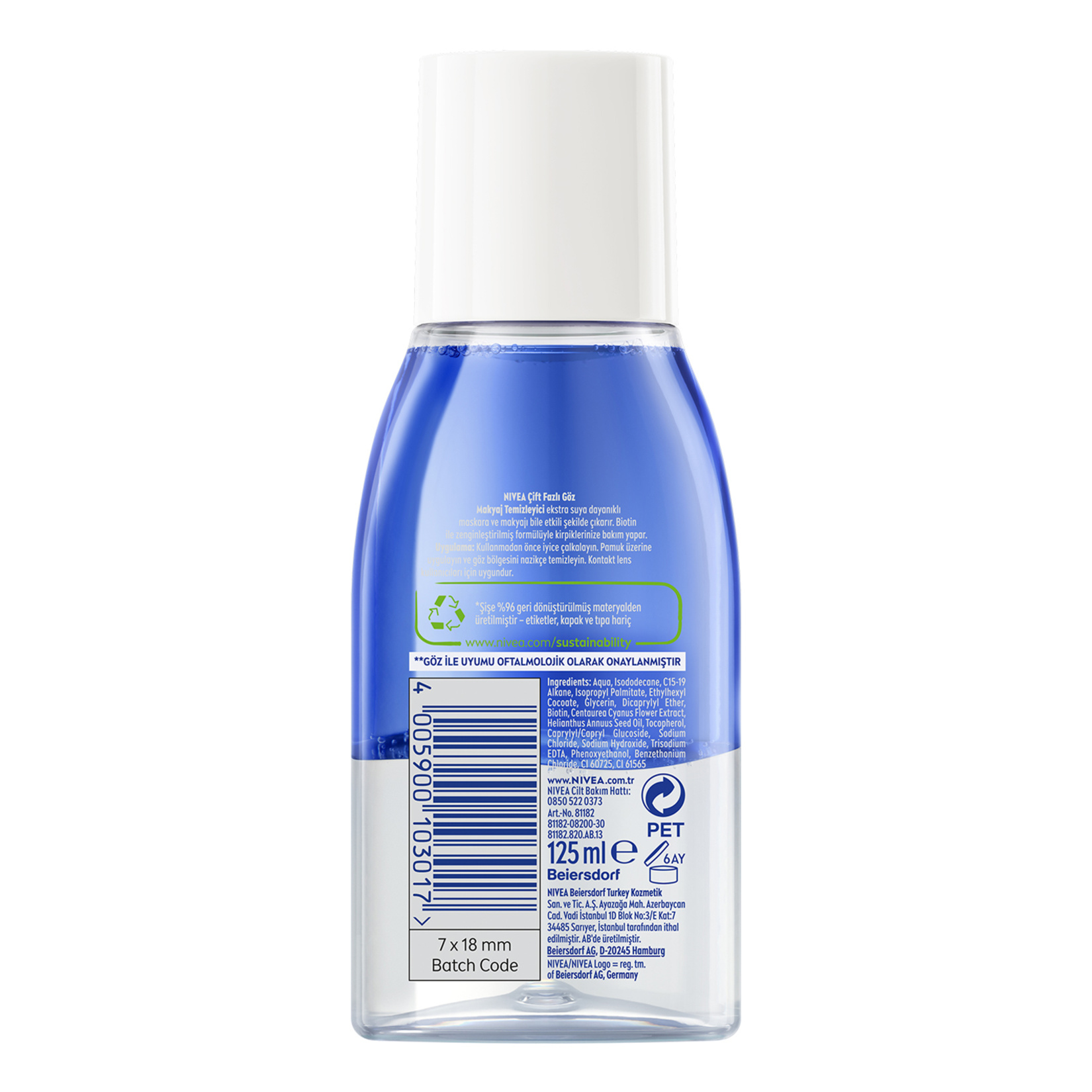 NIVEA Çift Fazlı Göz Makyaj Temizleyici Make Up Expert 125 Ml - Görsel 2