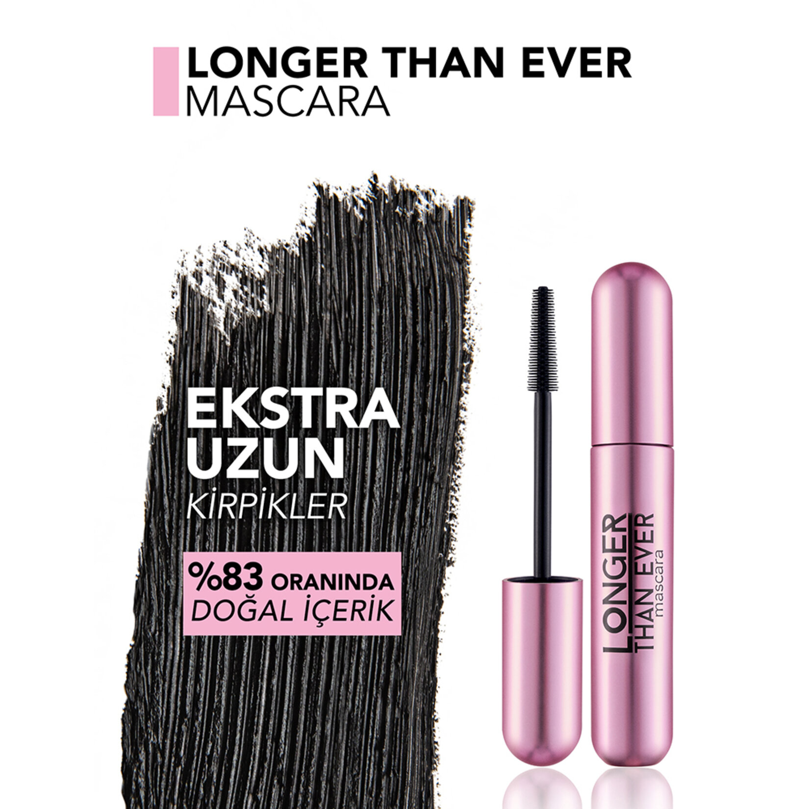 Flormar Longer Than Ever Uzatan ve Hacim Veren Maskara - 001 Black - Görsel 5