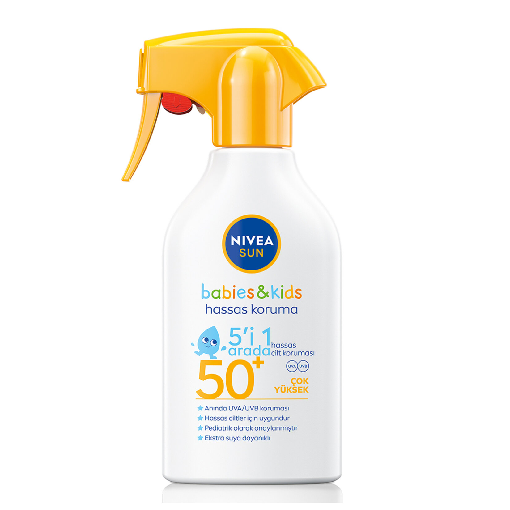 Nivea Sun Bebekler & Çocuklar İçin Hassas Koruma Güneş Spreyi SPF 50 270 ml - Görsel 1