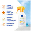 Nivea Sun Bebekler & Çocuklar İçin Hassas Koruma Güneş Spreyi SPF 50 270 ml - Görsel 5