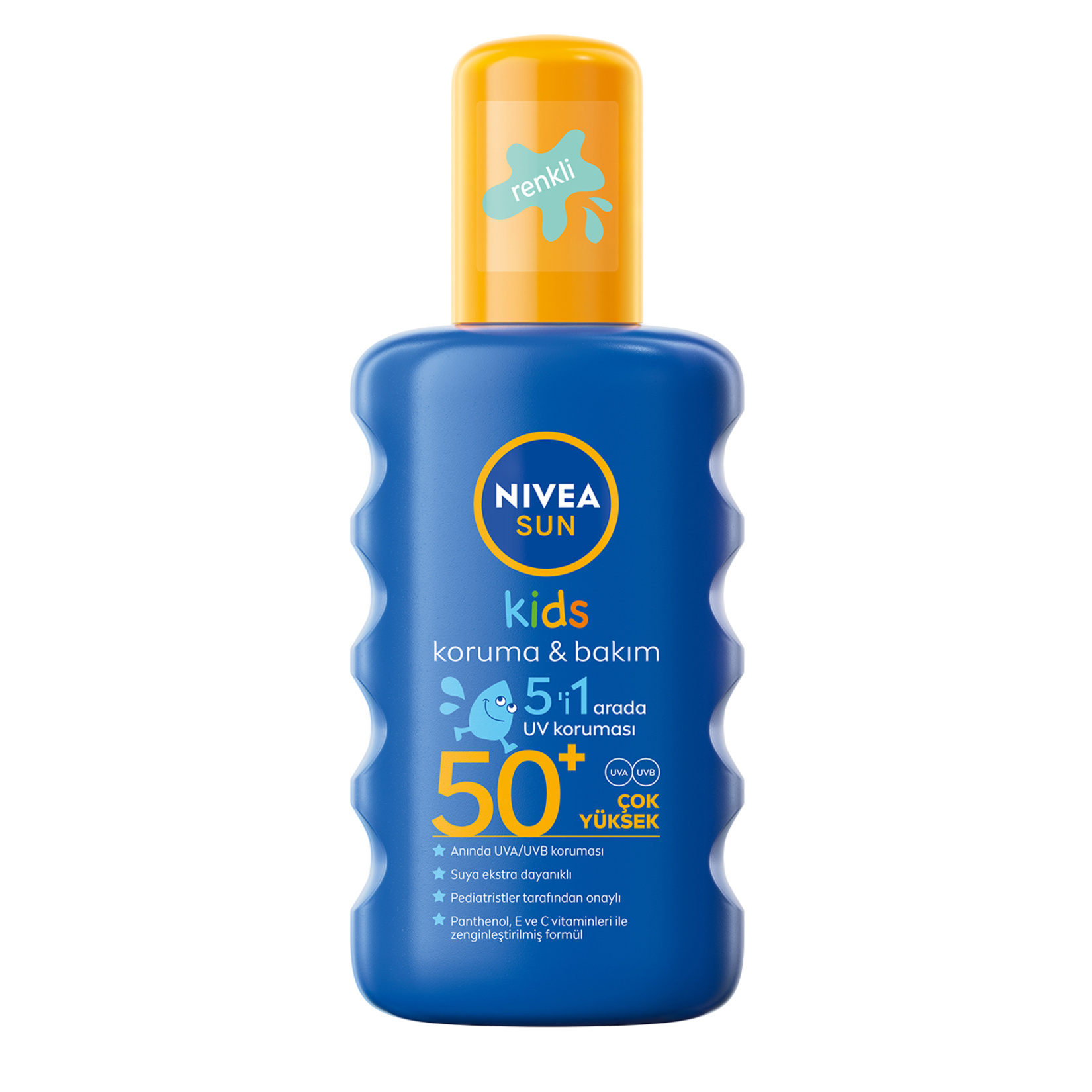NIVEA SUN SPF50 Çocuklar İçin Yüksek Güneş Koruyucu Vücut Spreyi 200 Ml - Görsel 1