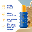 NIVEA SUN SPF30 Güneş Koruyucu ve Nemlendirici Vücut Spreyi 200 Ml - Görsel 3
