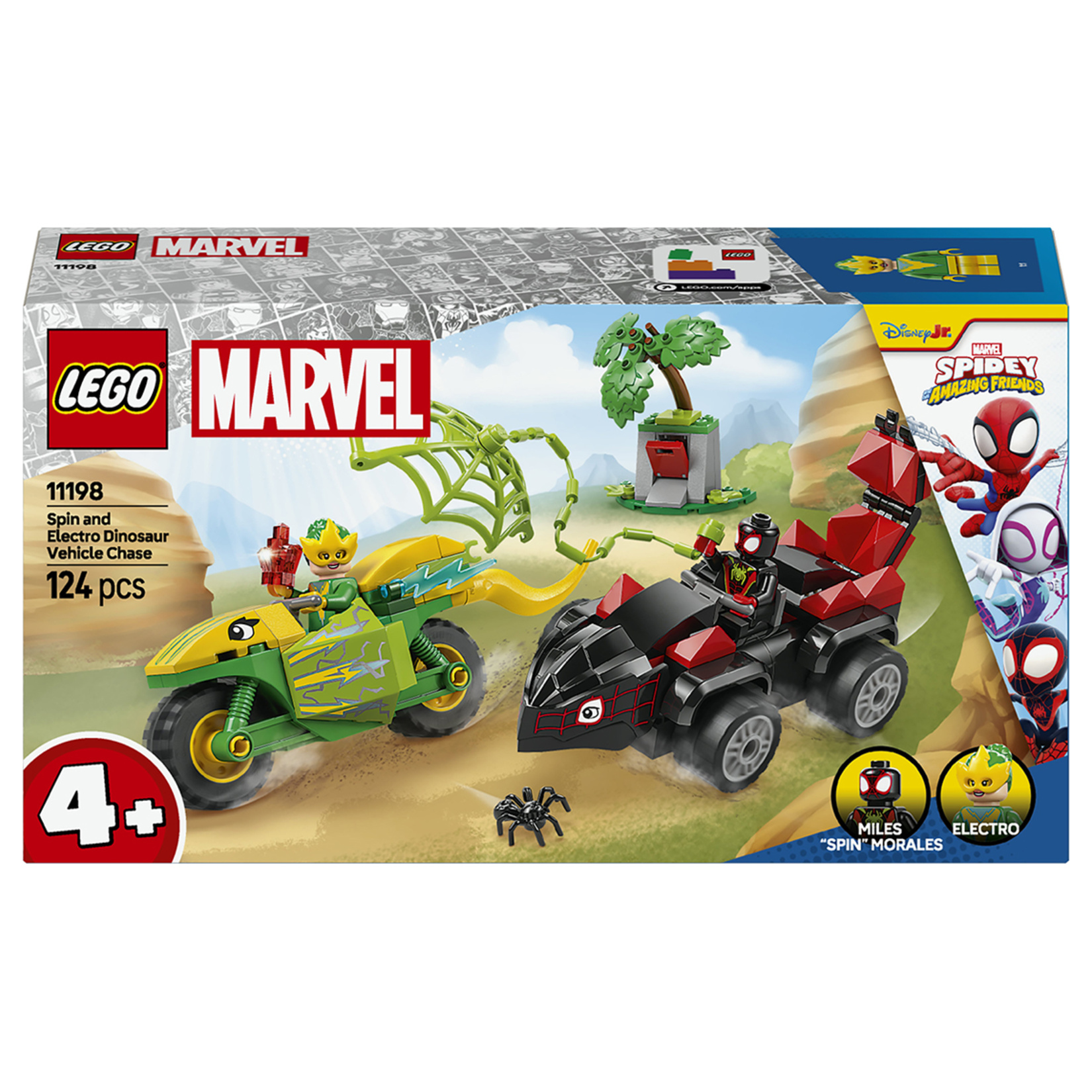 Lego 11198 Spidey Spin ve Electro Dinozor Aracı - Görsel 1