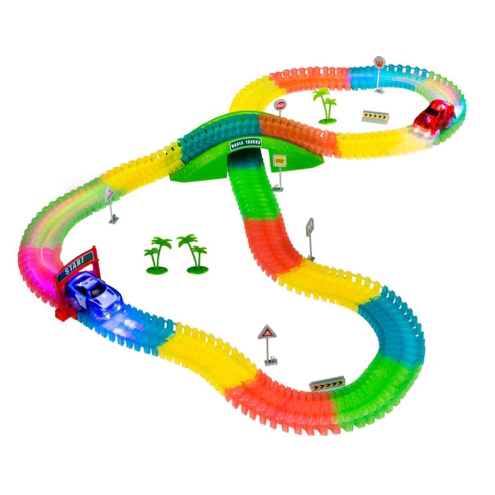 Gepettoys Magic Tracks Işıklı Araba Seti - Görsel 2