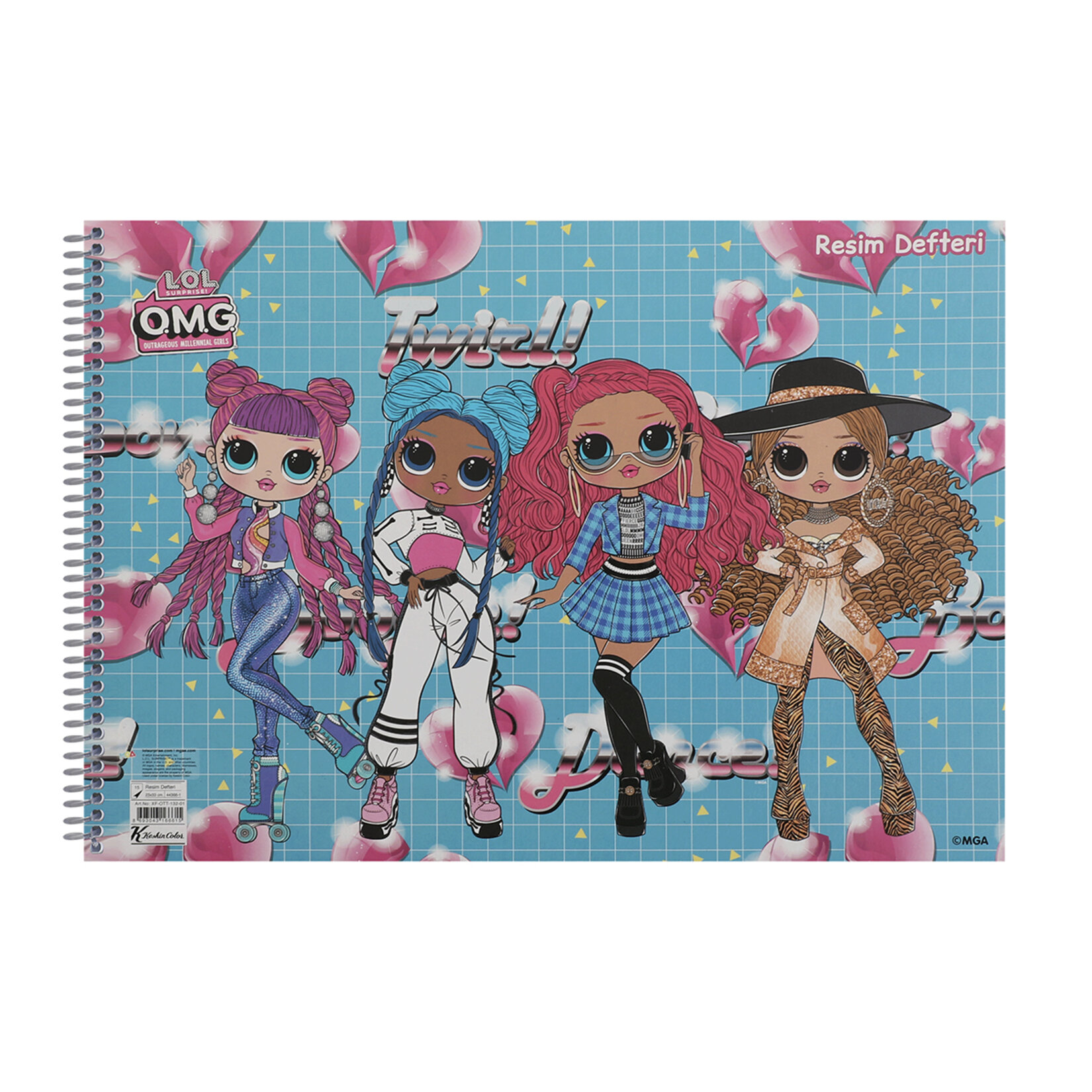 Keskin Color Lisans Karton Kapak 15 Yaprak Resim Defteri - Görsel 2