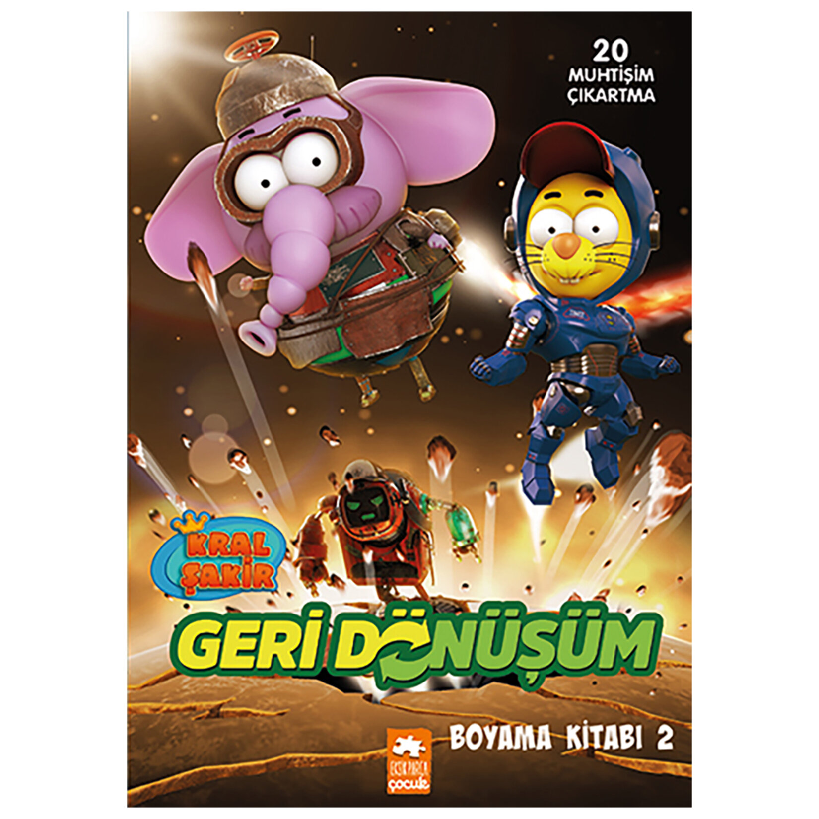 Kral Şakir Geri Dönüşüm Boyama Kitabı - Görsel 2