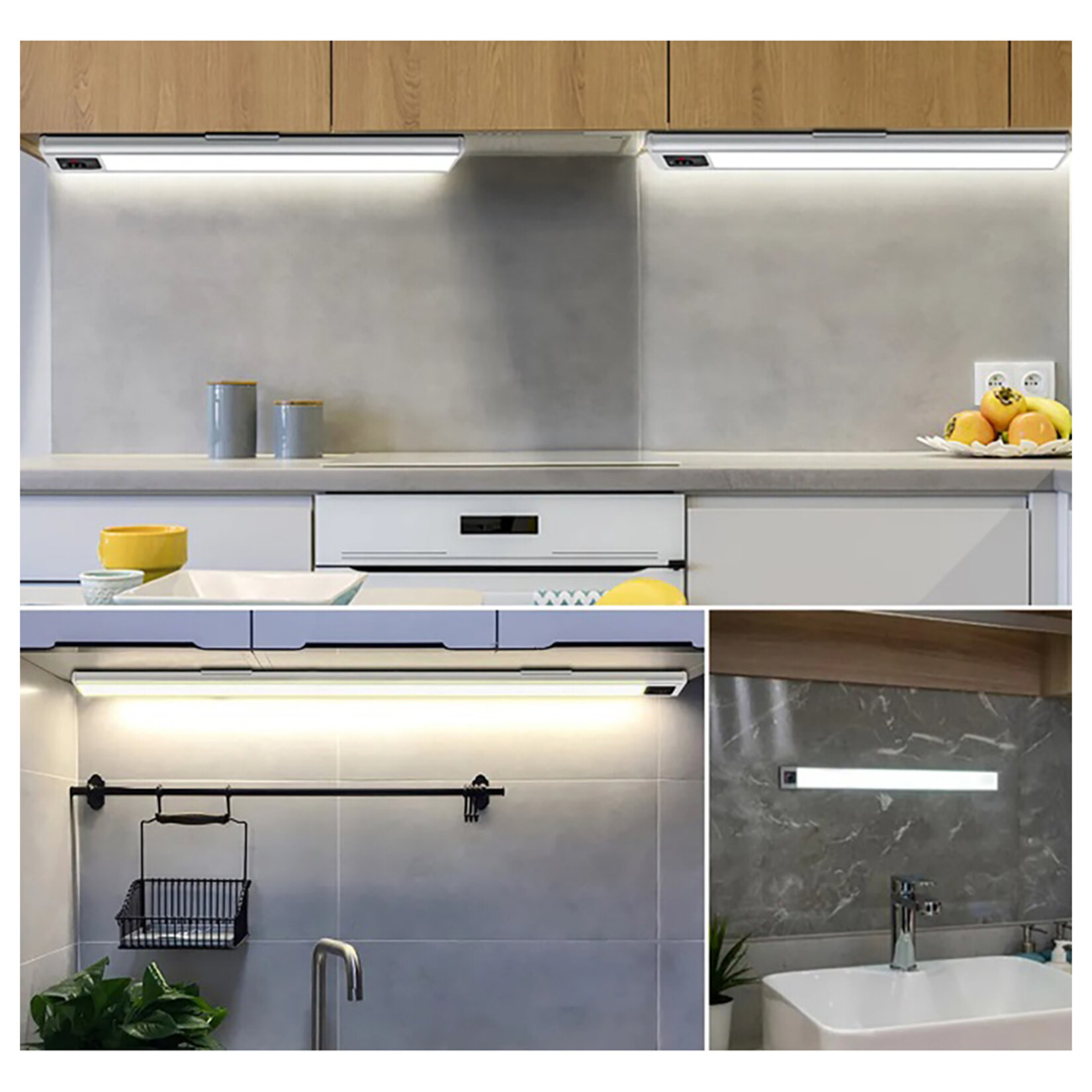 i'think Hareket Sensörlü Usb Şarjlı Led Işık 30 Cm - Görsel 4