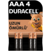 Duracell Alkalin AAA İnce Kalem Pil, 1,5V (LR03 / MN2400), 4’lü Paket - Görsel 1