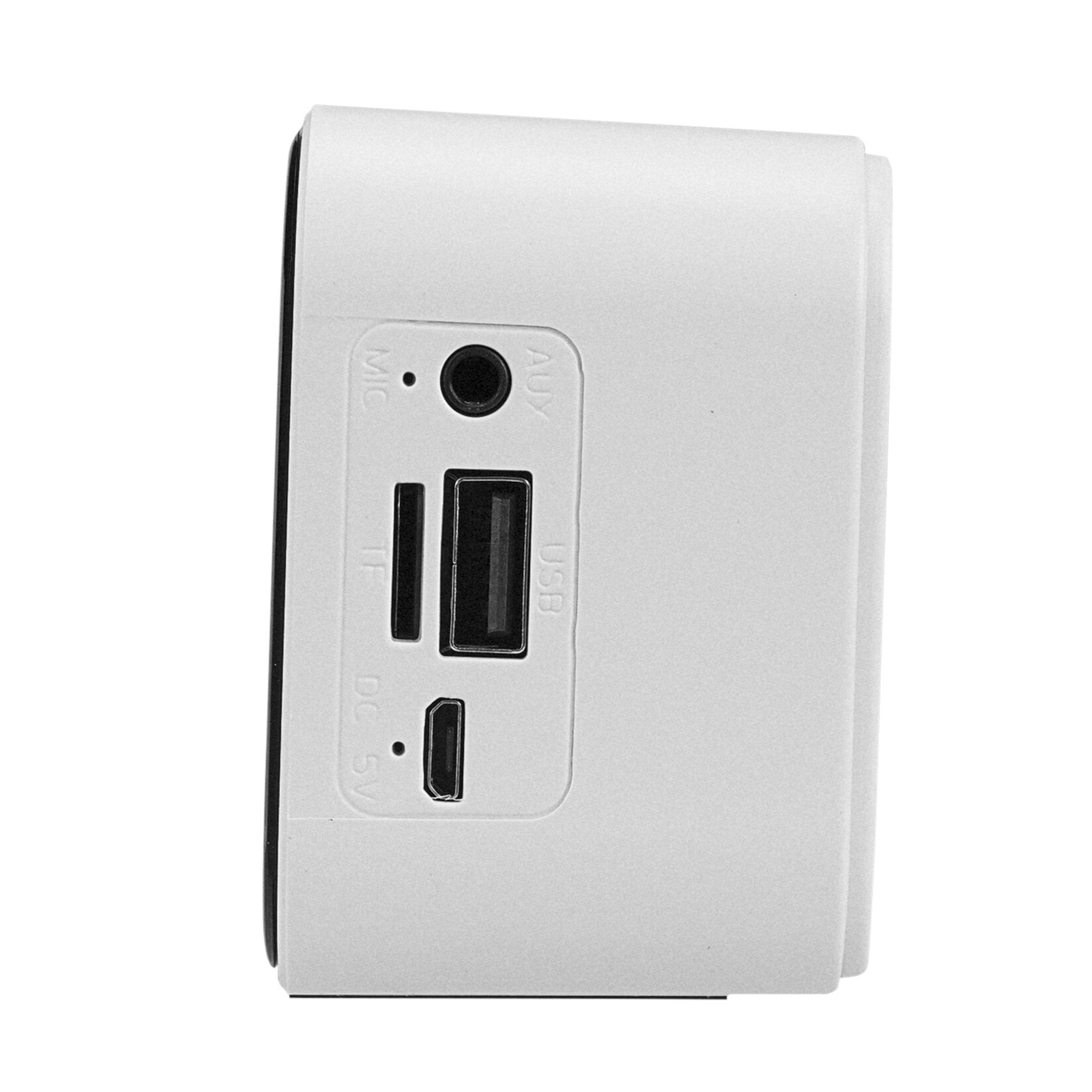 Mikado Md-w5 5W Beyaz Bluetooth Alarmlı Hoparlör Saat - Görsel 3