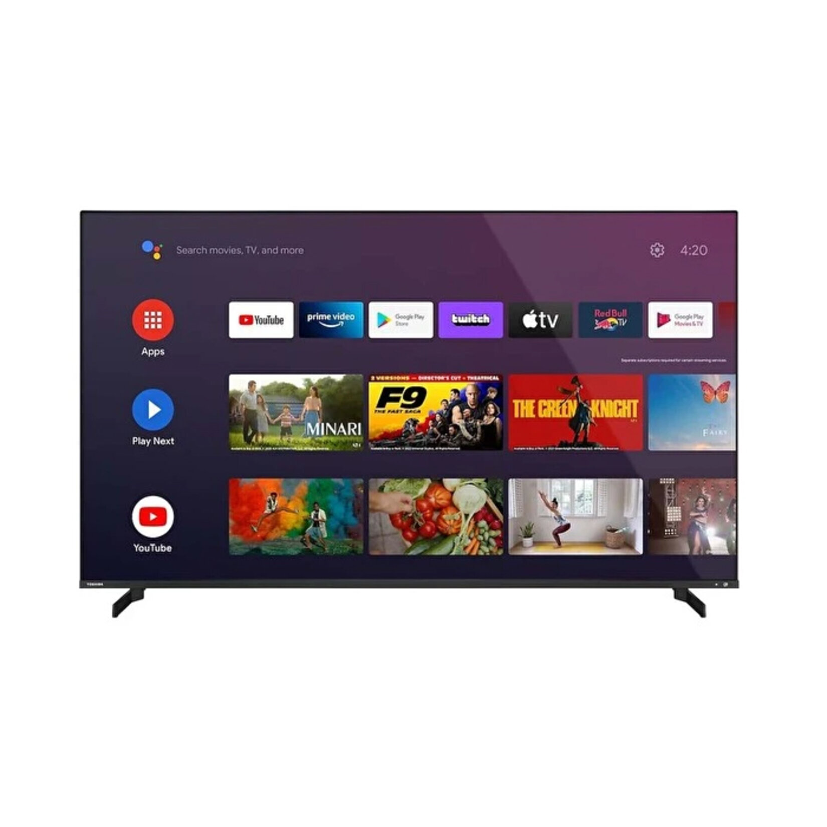 Toshiba 70QA5D63DT 177 Ekran 4K UHD Android QLED Tv - Görsel 1
