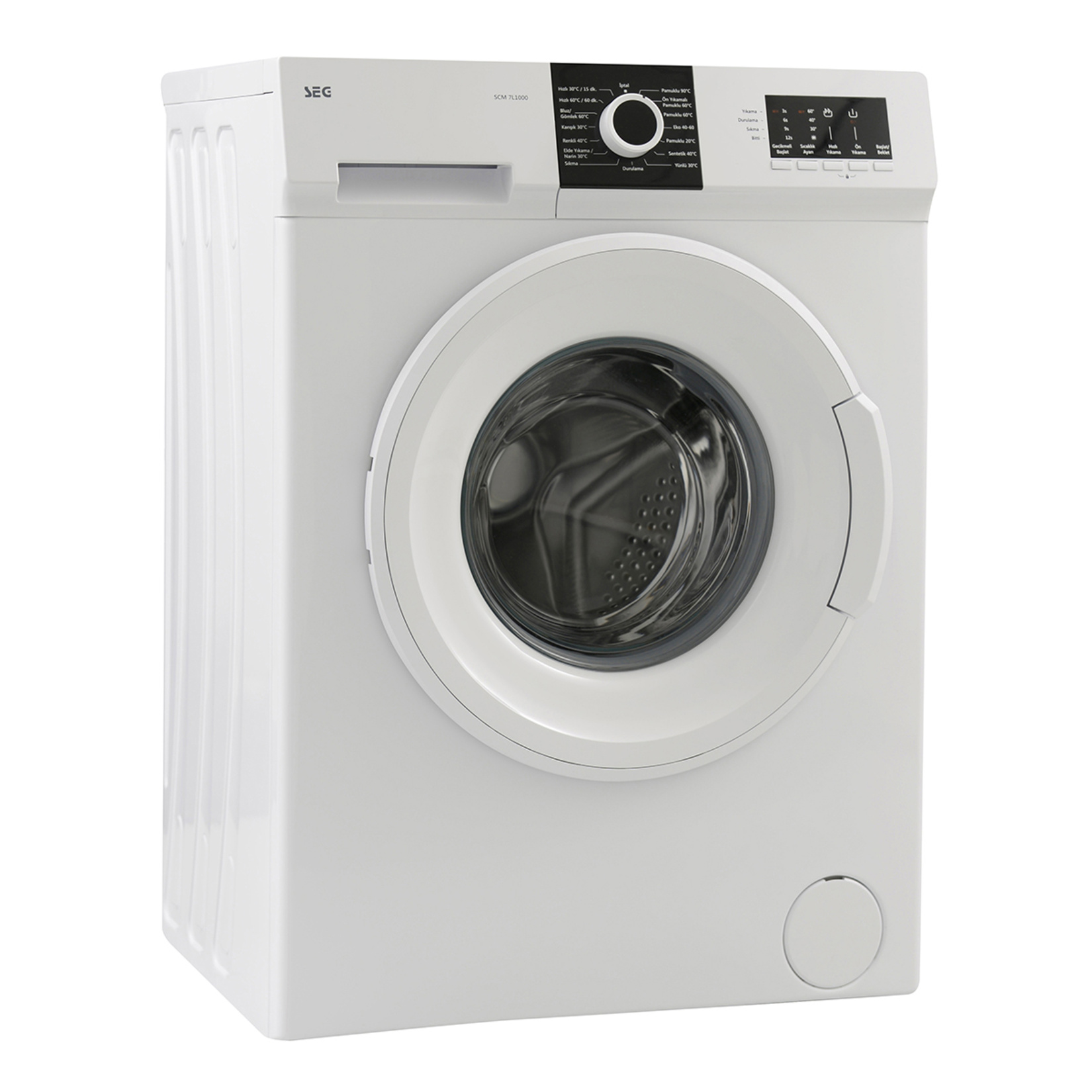 Seg SCM 7L1000 7 Kg / 1000 Devir Çamaşır Makinesi - Görsel 2