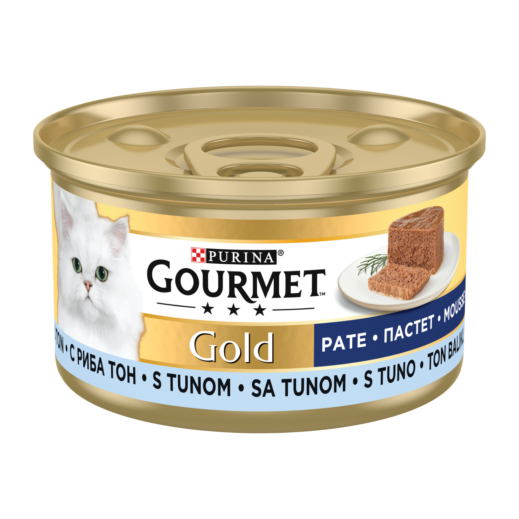 Gourmet Gold Kıyılmış Ton Balıklı Yaş Kedi Maması Konserve 85 G - Görsel 1