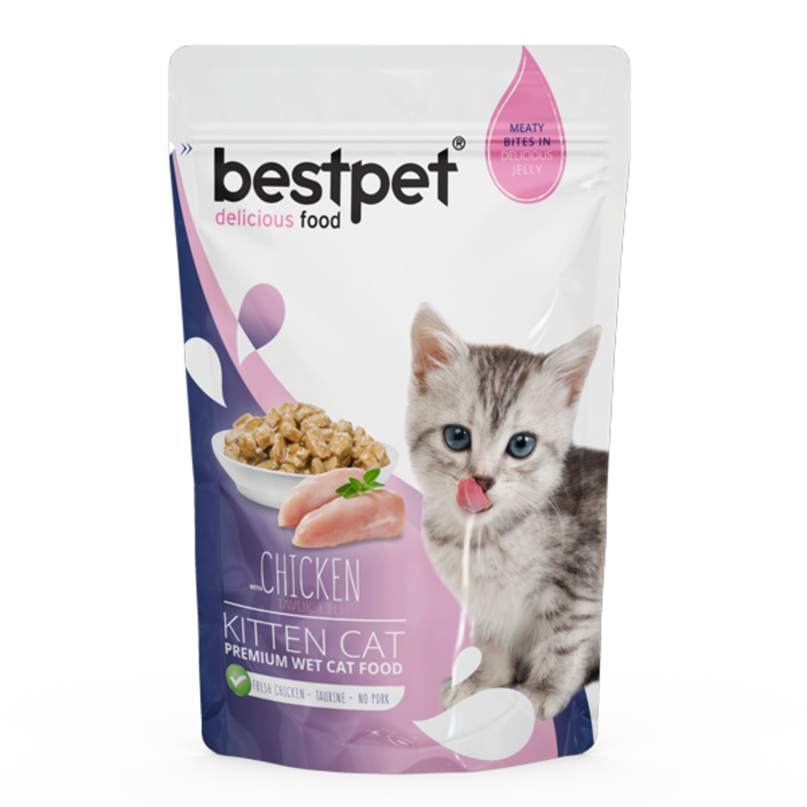 Bestpet Premium Tavuklu Kedi Pouch 85 G