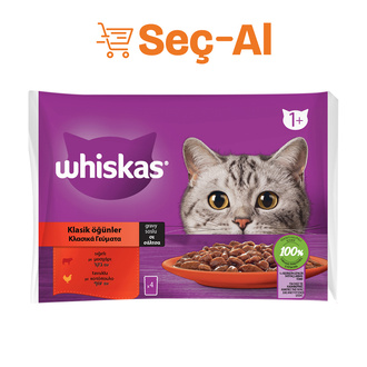 Whiskas Etli Seçim Poşet Yaş Mama 4 x 85 G