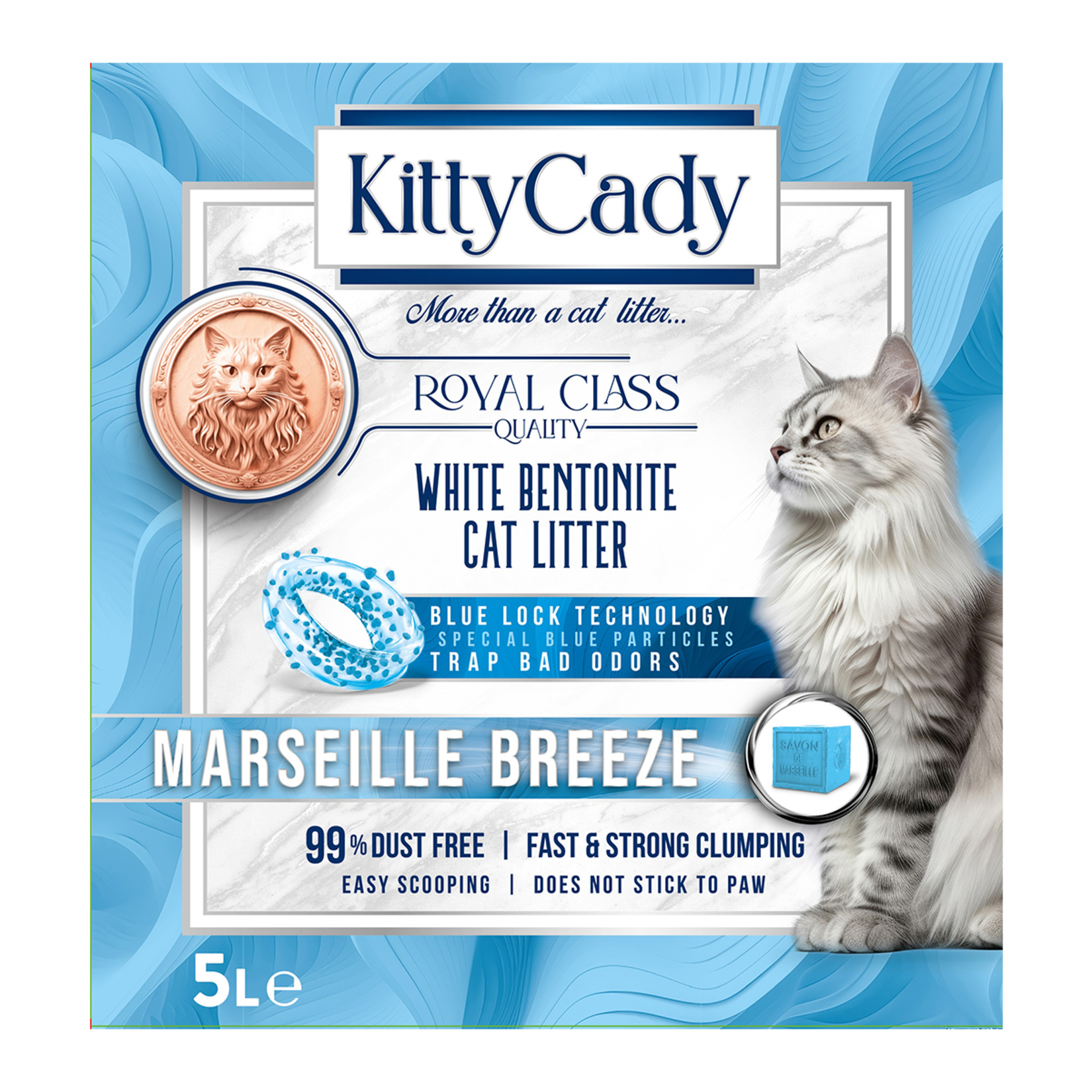 Kitty Cady Marseille Breeze Kedi Kumu 5 L - Görsel 1