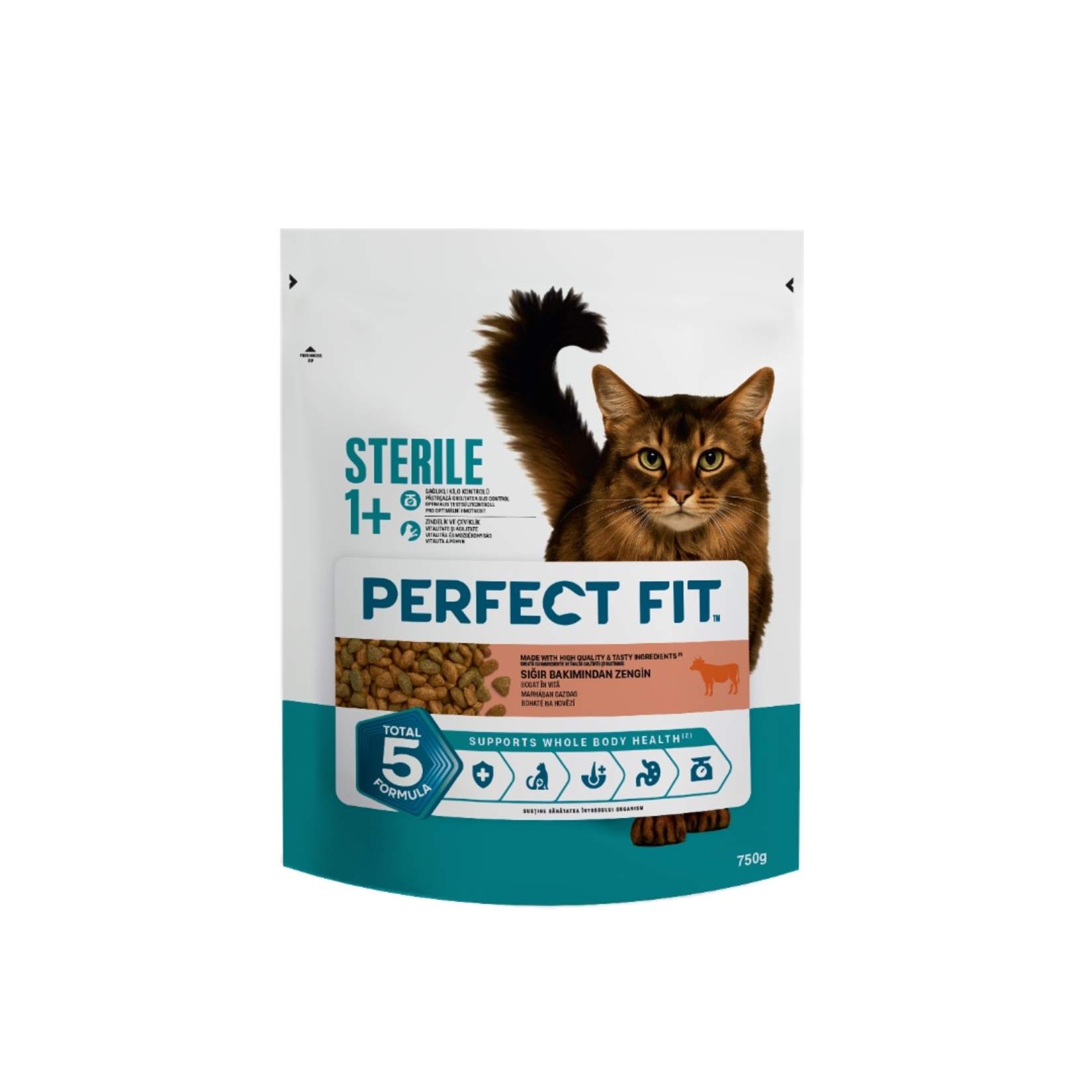 Perfect Fit Kısır Yetişkin Sığırlı Kuru Mama 750 G - Görsel 1