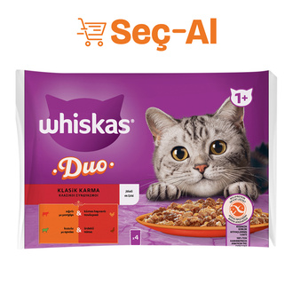 Whiskas Tasty Duo Klasik Karma 4 X 85 G