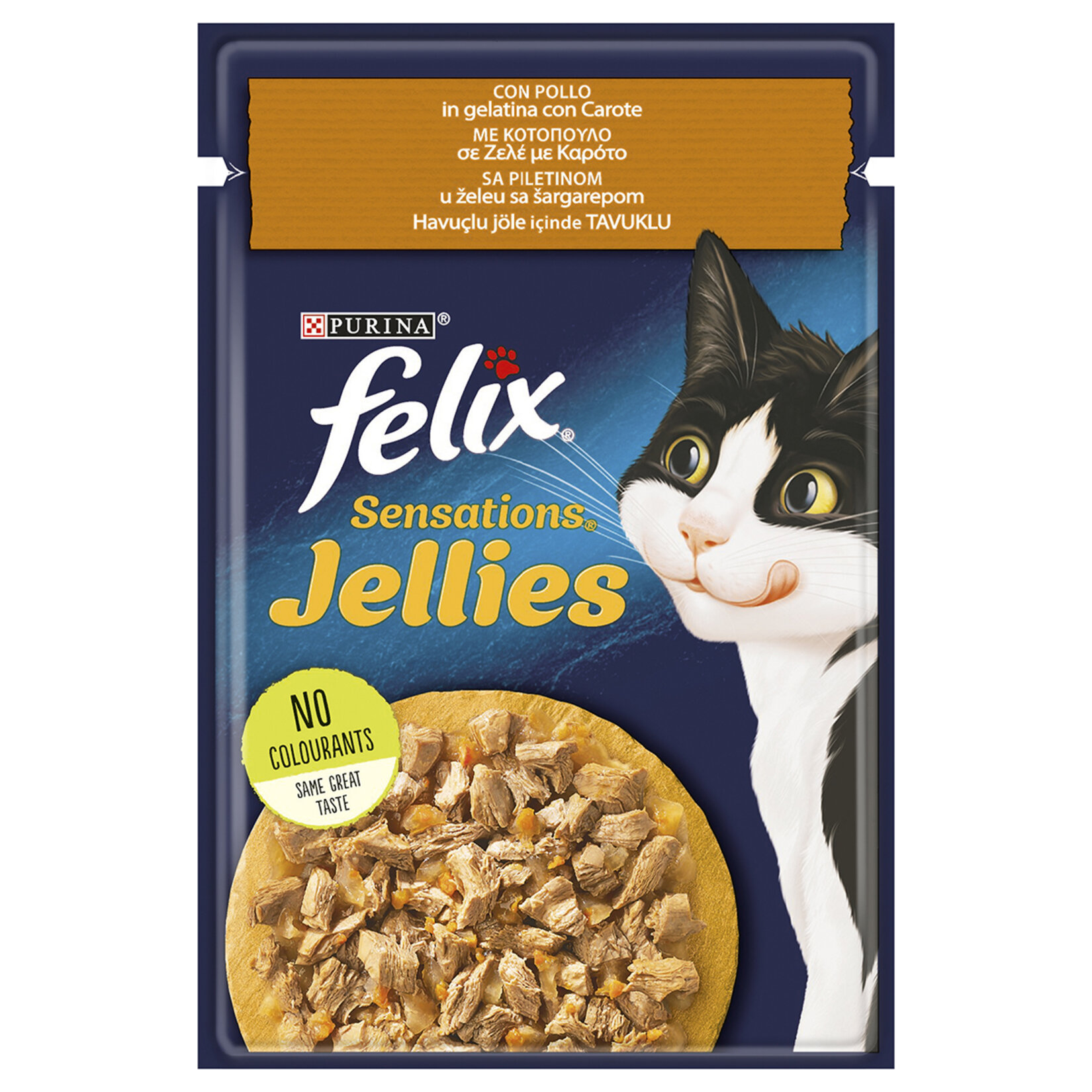 Felix Sensation Tavuklu Havuçlu 85G