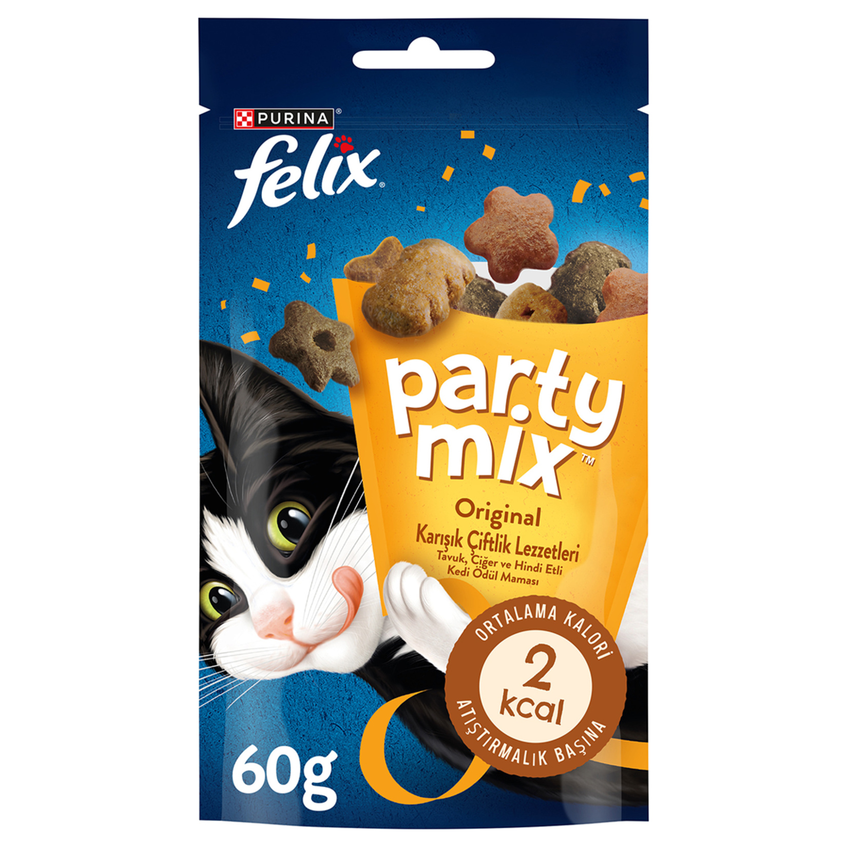 Felix Party Mix Karışık Çiftlik Kedi Ödül Maması 60 G - Görsel 1