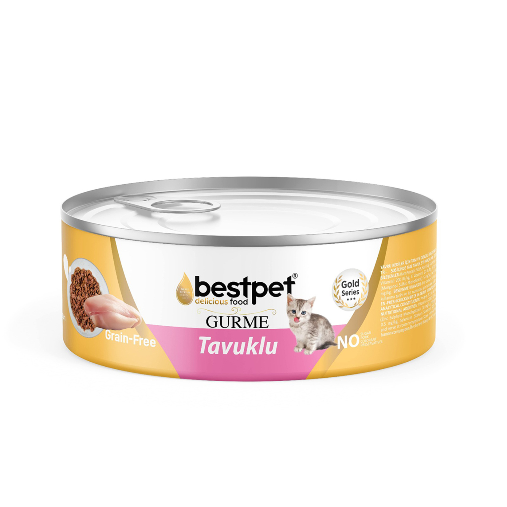 Bestpet Gurme Soslu Tavuklu Yavru Kedi Konservesi 85 G
