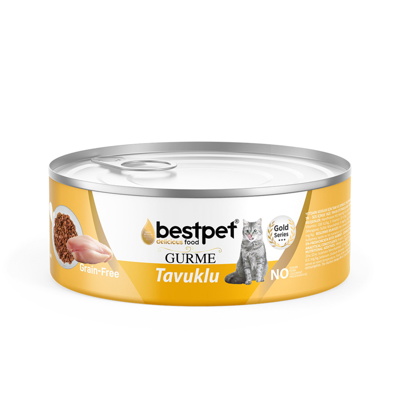 Bestpet Gurme Tavuklu Soslu Yetişkin Kedi Konservesi 85 G