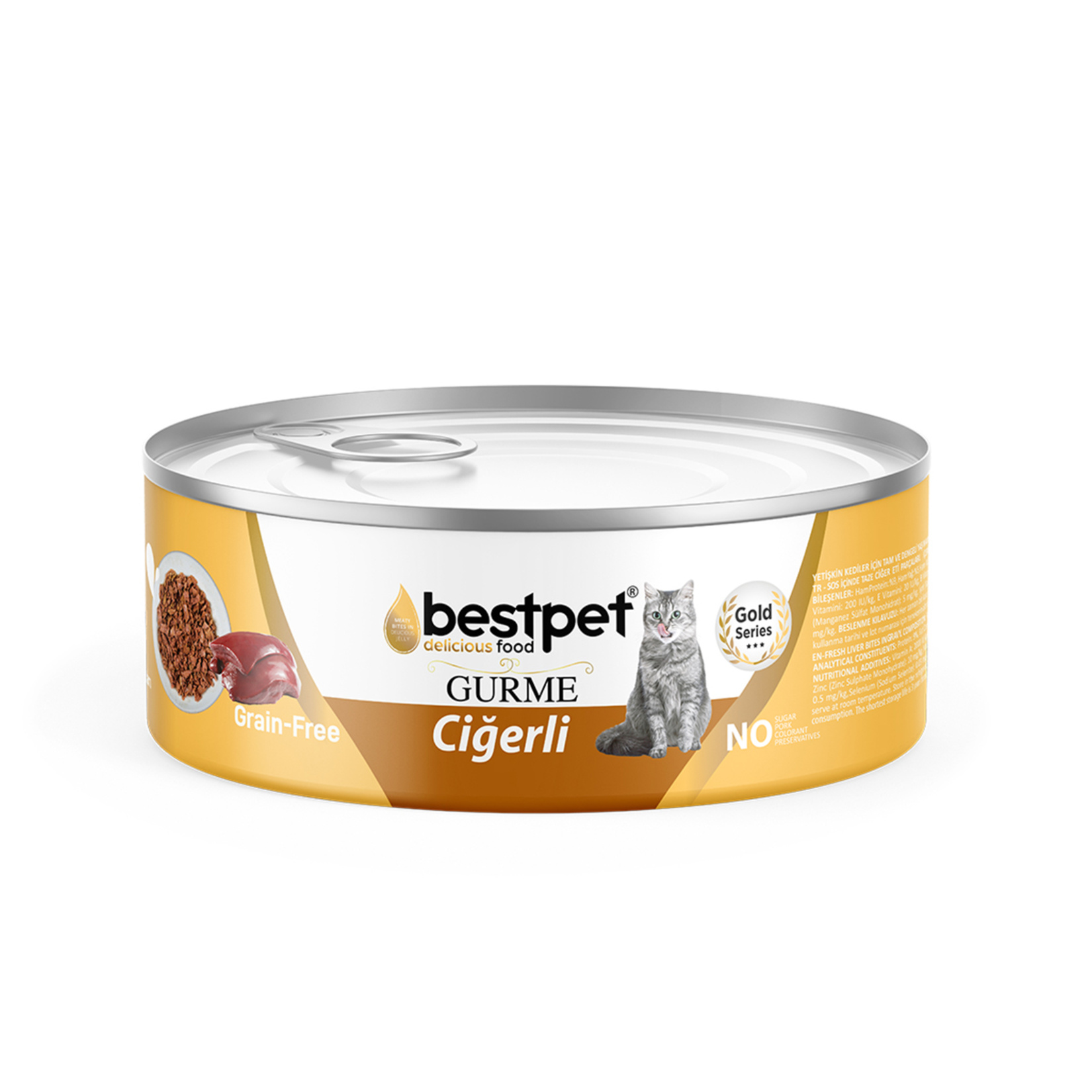 Bestpet Gurme Ciğerli Soslu Yetişkin Kedi Konservesi 85 G