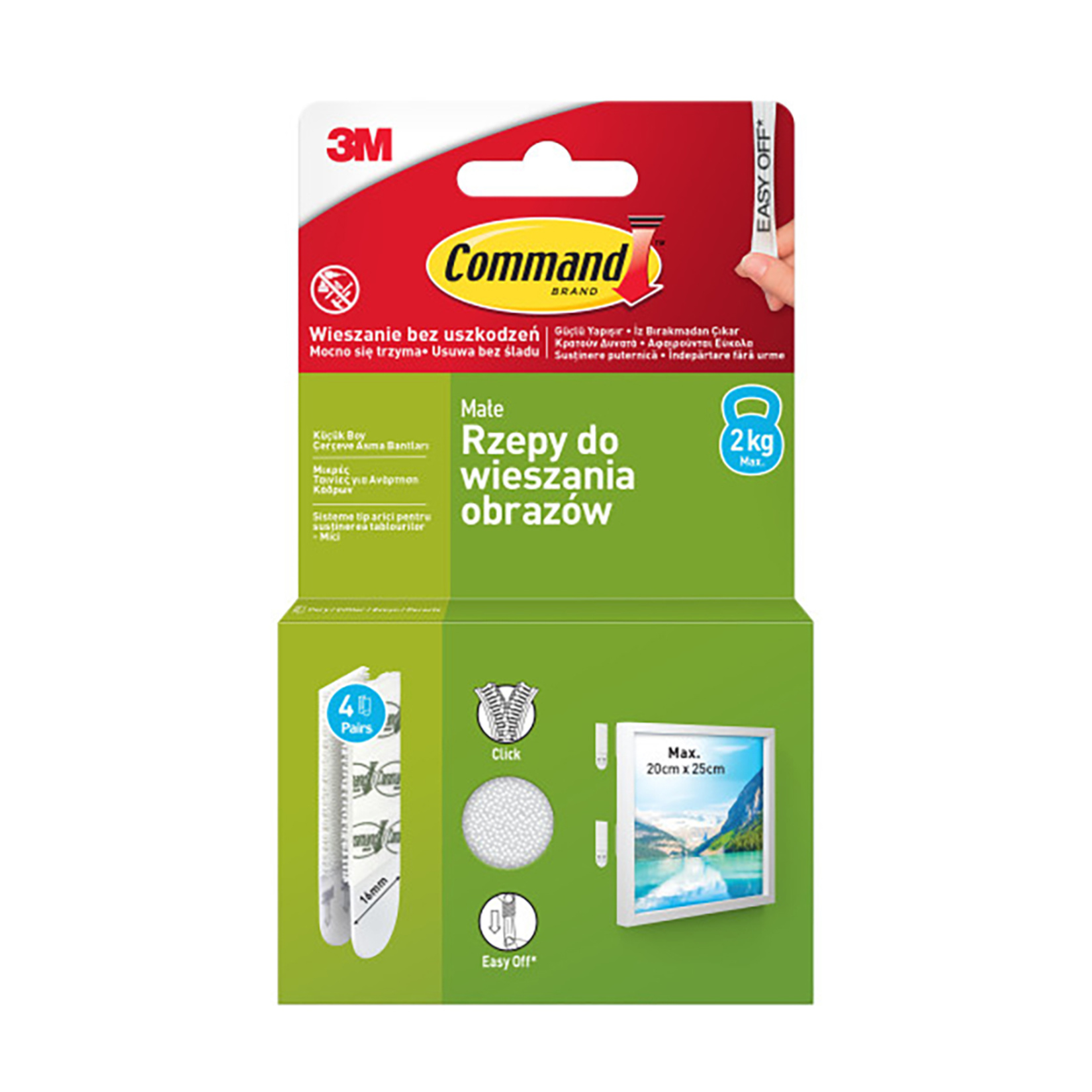 Command Küçük Boy Cırt Cırt Bant 17202-3Pk-cıs