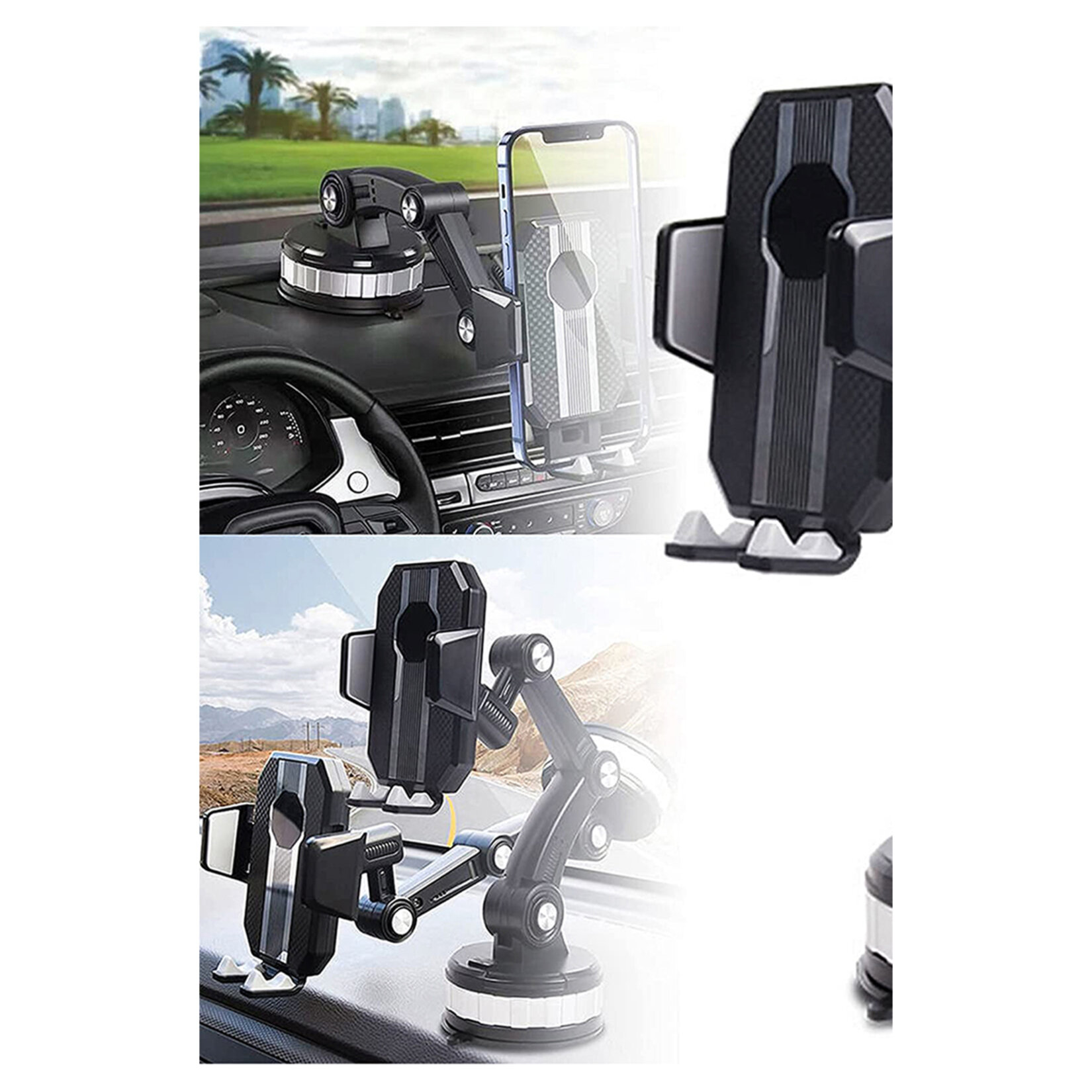 i'think Ayarlanabilir Vantuzlu Telefon Tutucu - Görsel 2