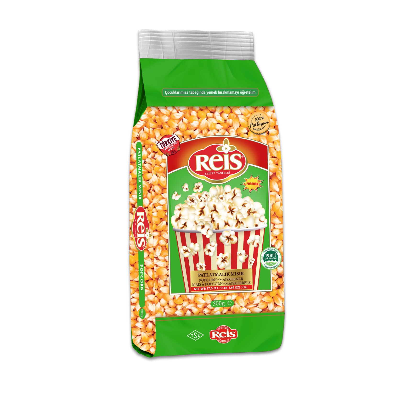 Reis Patlatmalık Mısır 500 G - Görsel 1