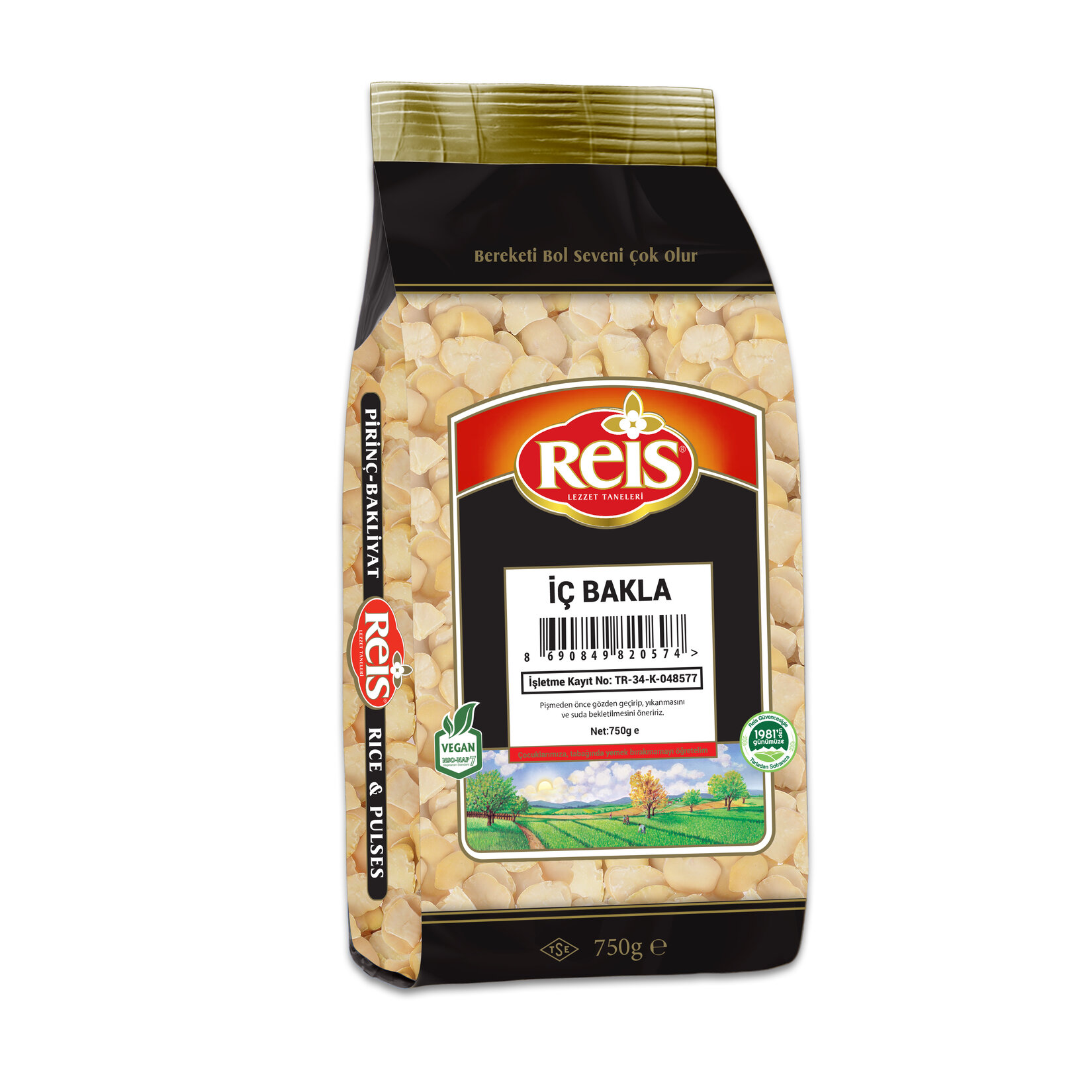 Reis İç Bakla (Ege) 750 G - Görsel 1